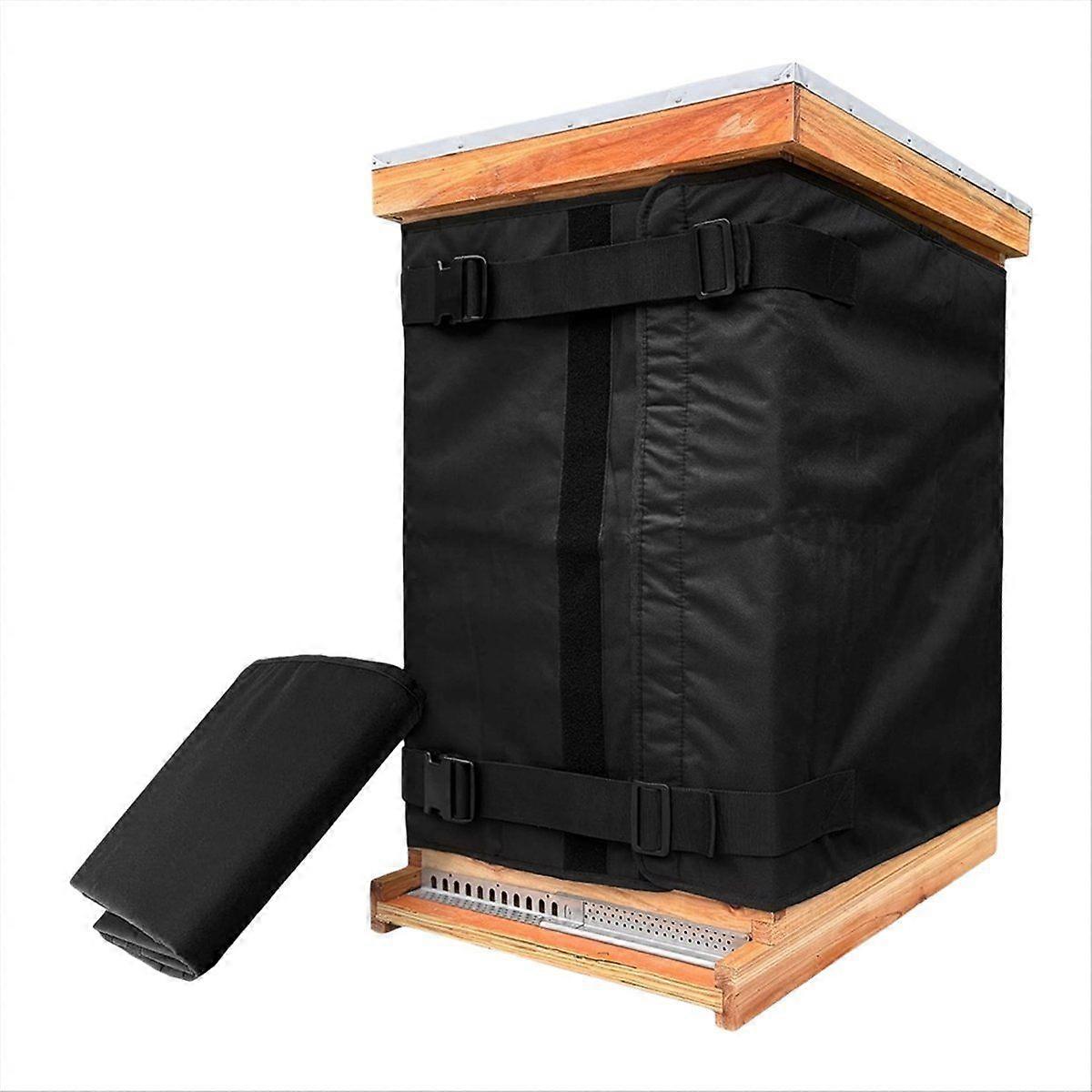 Winter Bee Hive Wrap for 8 and 10 Frame Hives, Adjustable Beehive Wrap Beekeeping Supplies, 600D Ox