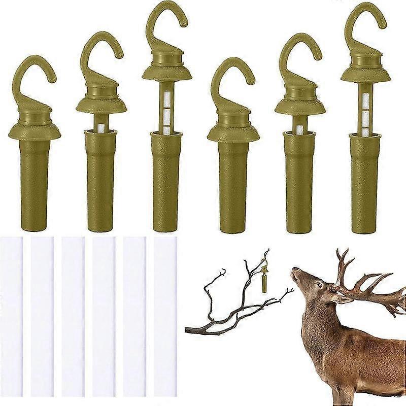 6pcs Leak Proof Drop Wick with Replacement Felts Air Tight Scent Dispenser with Rain Protection Easy to Use for Hunting