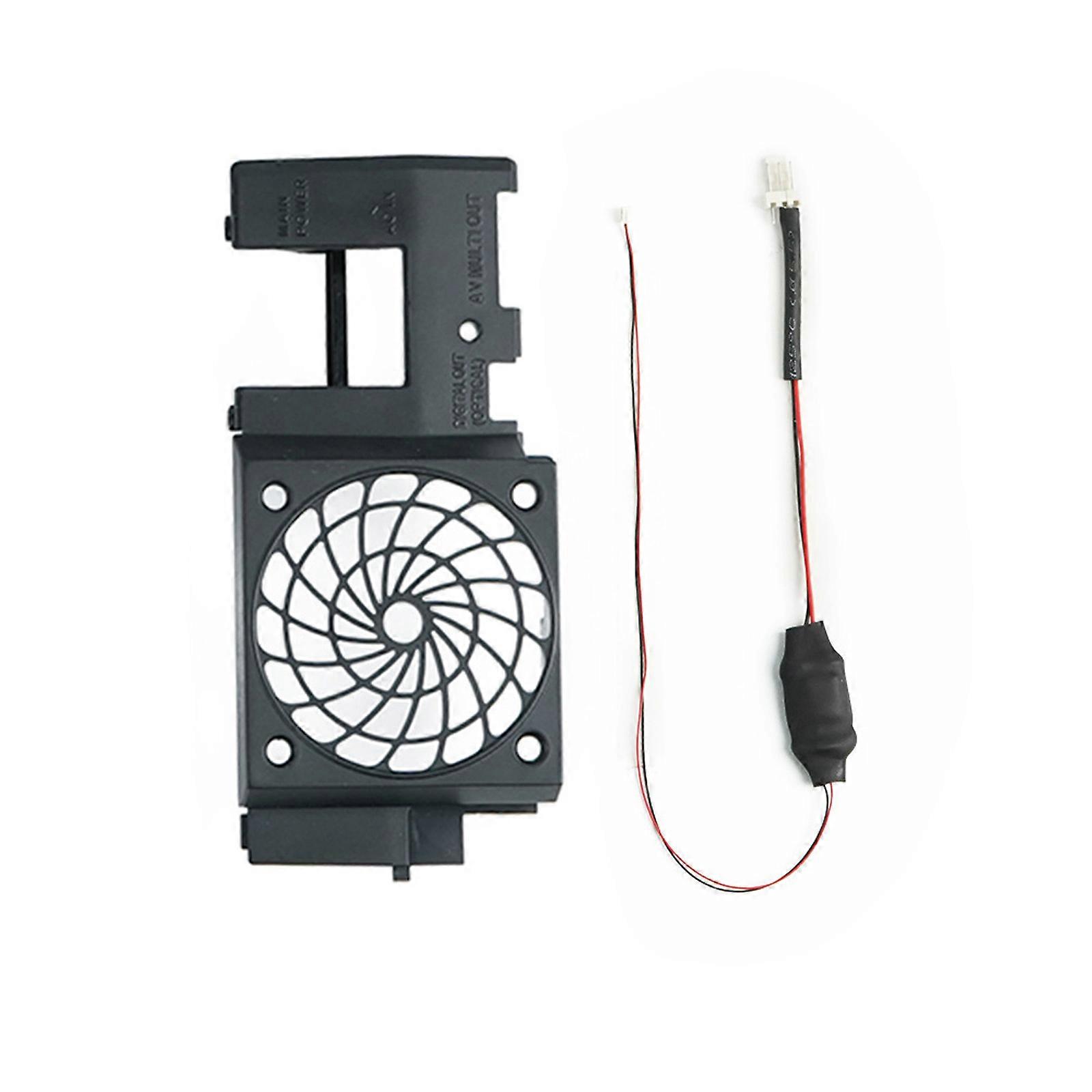 High Performances Cooling Fan Stabiliser Fan Bracket for P2 Fat SCPH-3XXXX & SCPH-5XXXX Game Console Black Multicolor