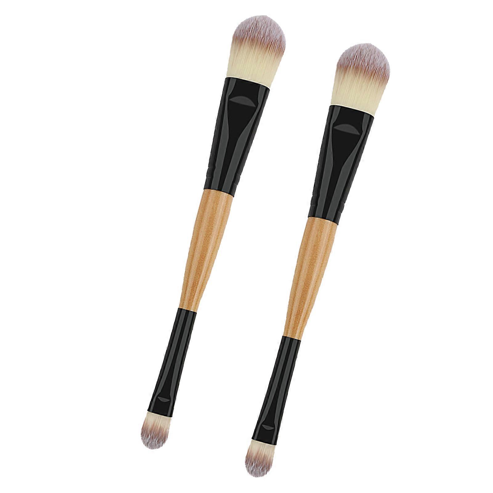 Multipurpose Foundationss Brush Applicators Double Sided Design for Smooth Blending and Targeted Concealer Work Tool Multicolor