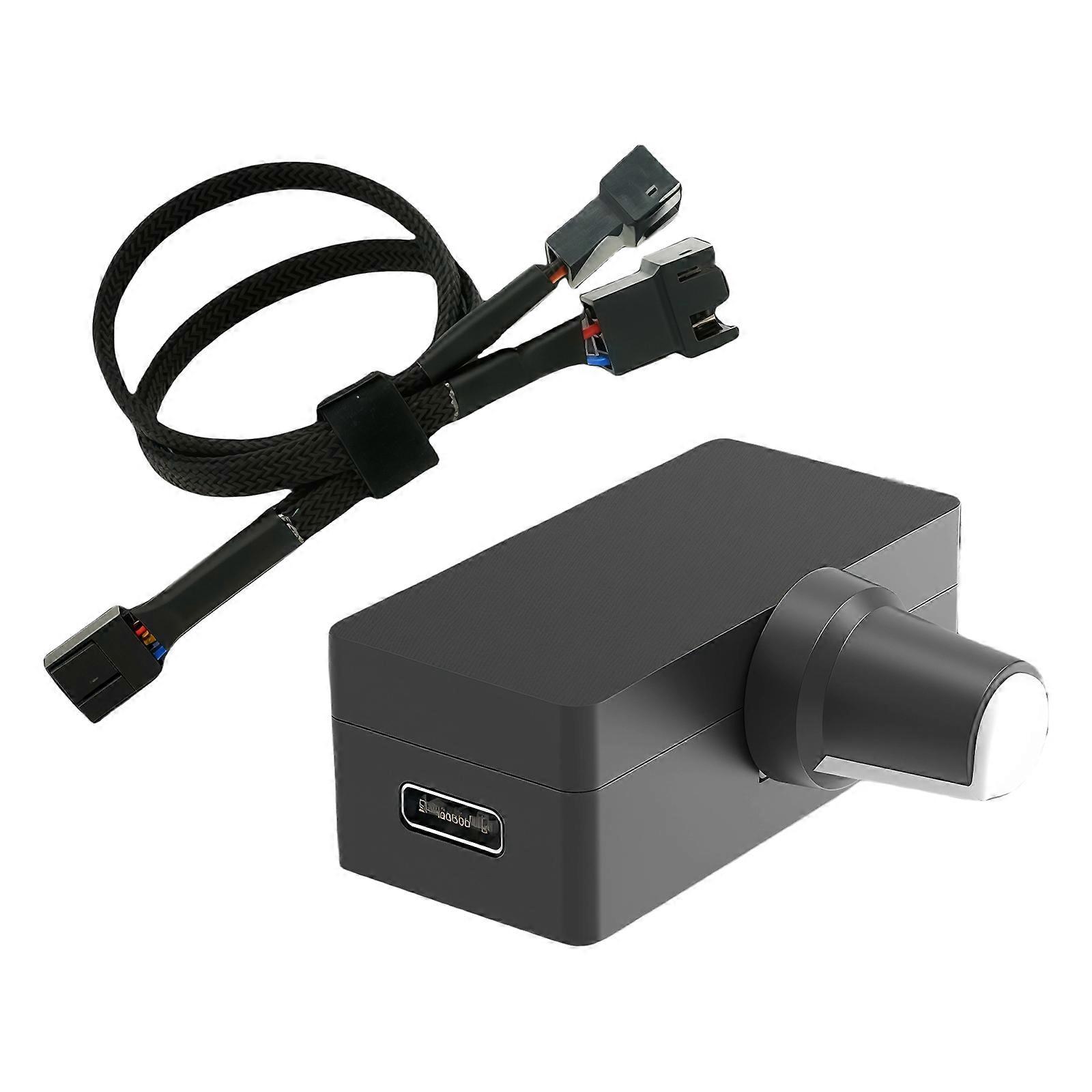 PWM Based Motor Speed Controller Splitter Connection Perfect for Simultaneous Various Device Operation ABS Construction Multicolor