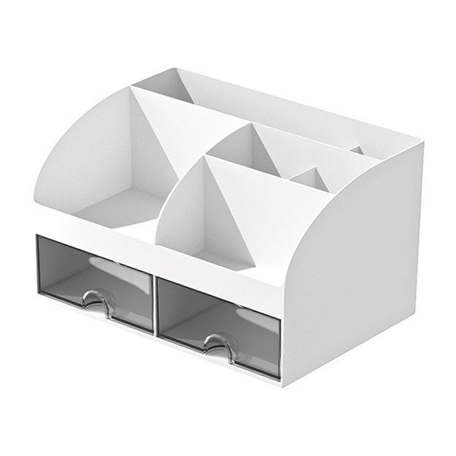 Environmental Bioplastic Desktop Tray For Efficient Office Organization And Home Study Accessories Management  White