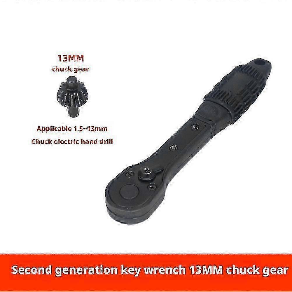 2in1 Drill Chuck Ratchet Wrench Double Head Chuck Key Replacement Tool