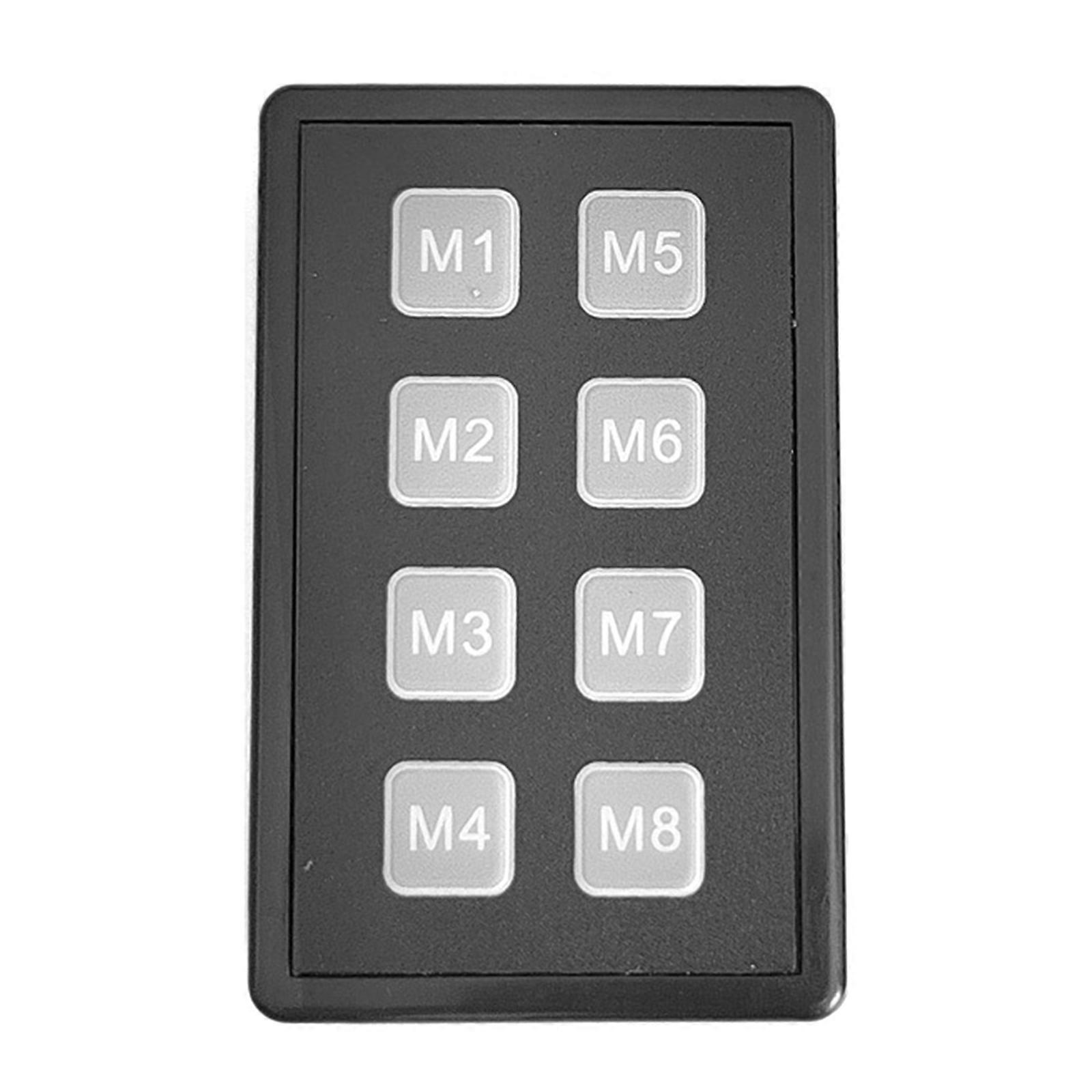 External Control Board Shortcut Keypad For Radio Enthusiasts Rapid Setting Adjustment Ergonomic Design Lightweight Build Multicolor
