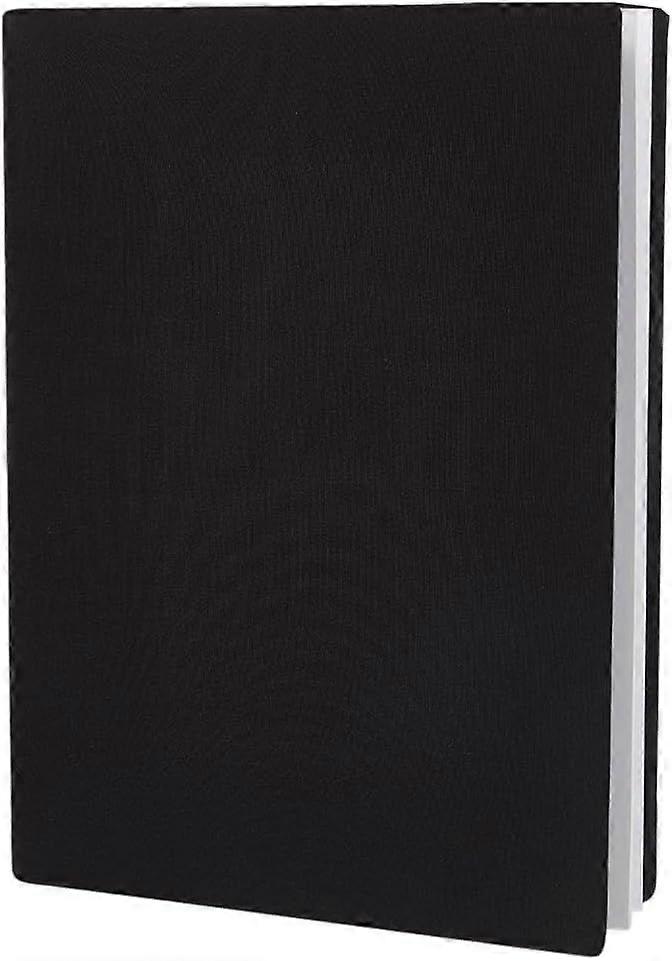 Black Stretchable Book Cover Collage Elastic Notebook Wraps Polyester Sleeve Fabric Washable Reusable Repeated Books Protector for Paperback School Su