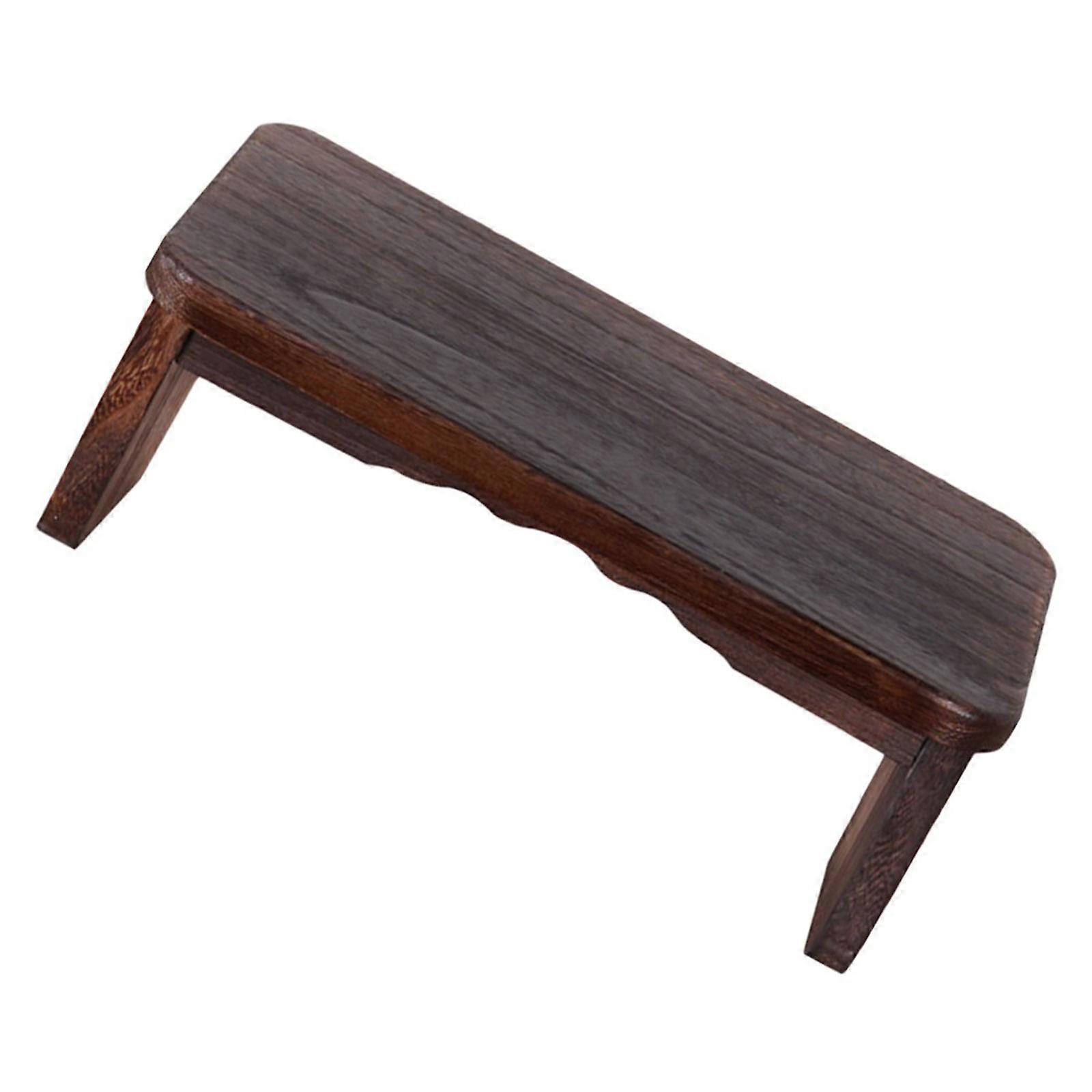Solid Wood Meditation Stool for Kneeling with Portable Prayer Bench