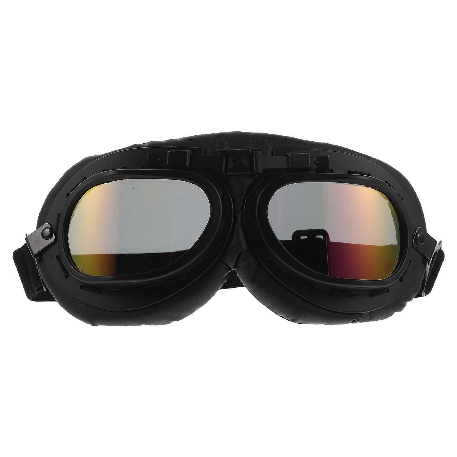 Motorcycle Goggles for Men Retro Style Windproof Riding Glasses