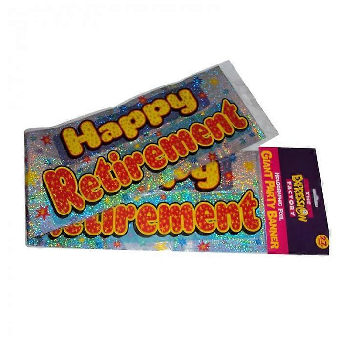 The Expressions Factory Giant Retirement Banner