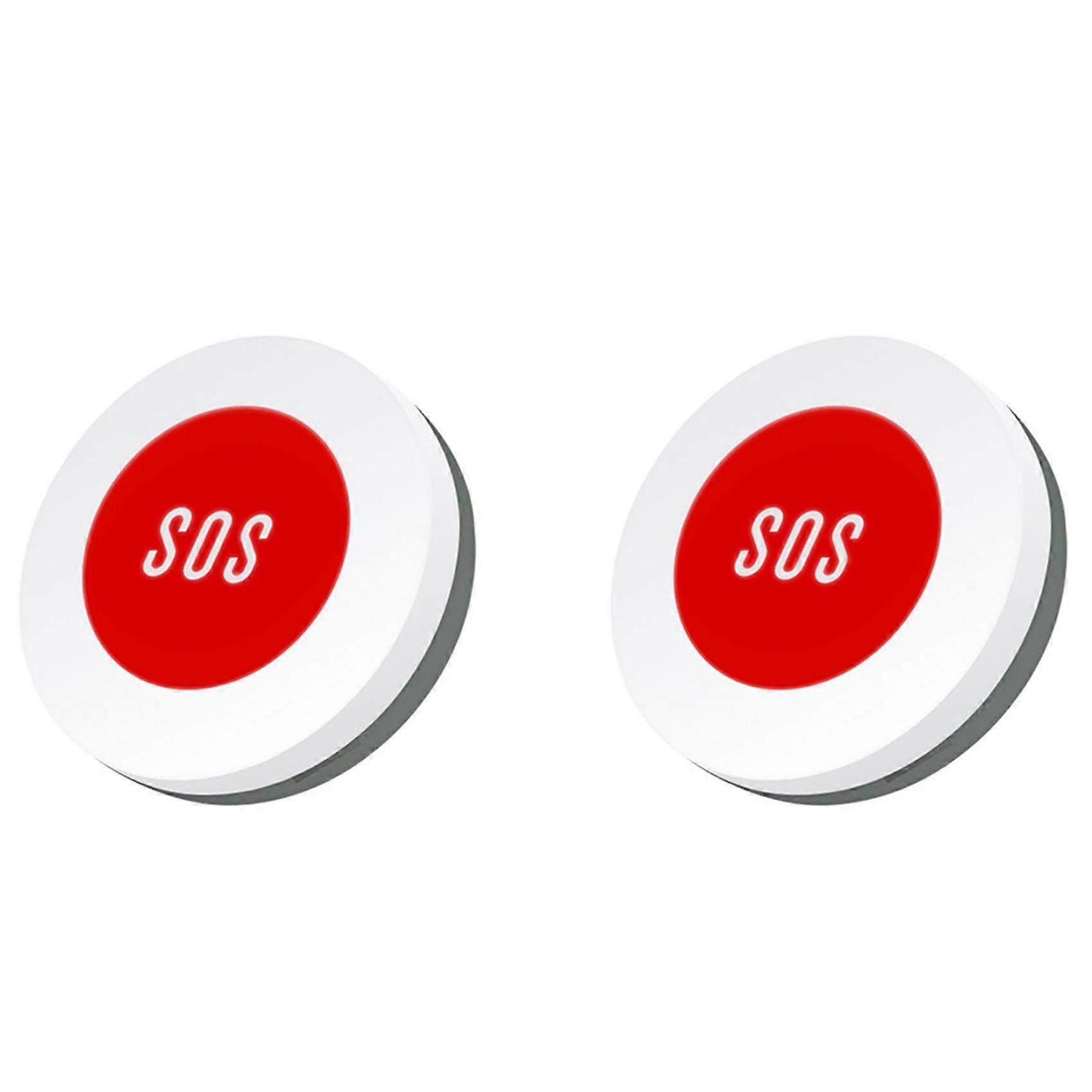2X Tuya Smart ZigBee SOS Button Sensor Alarm Elderly Children Alarm Emergency Help Switch Tuya Smart Life Remote Control