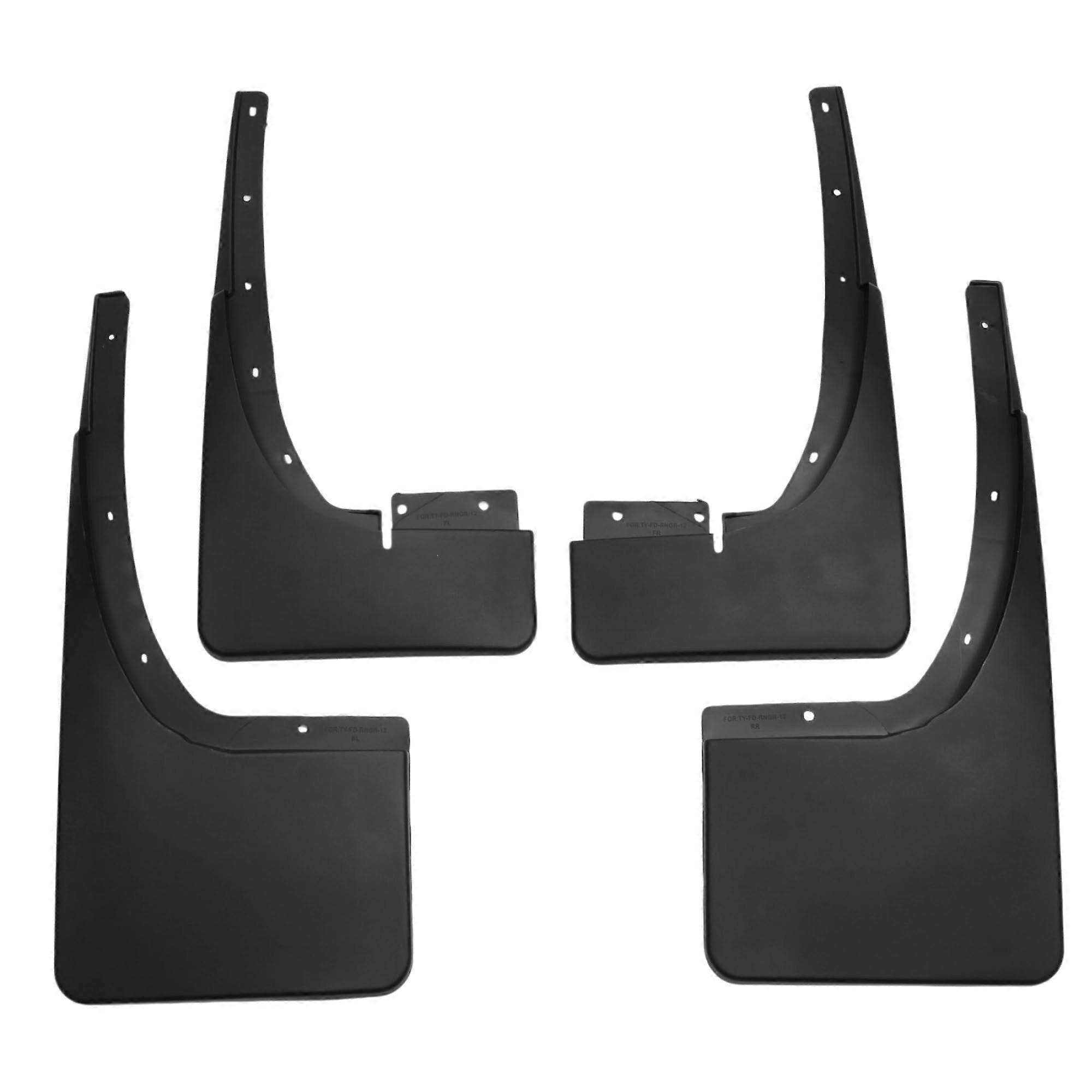 Mud Flaps Splash Guards for Ford Ranger T6 T7 20112018 Full Coverage Protection with Mounting Accessories