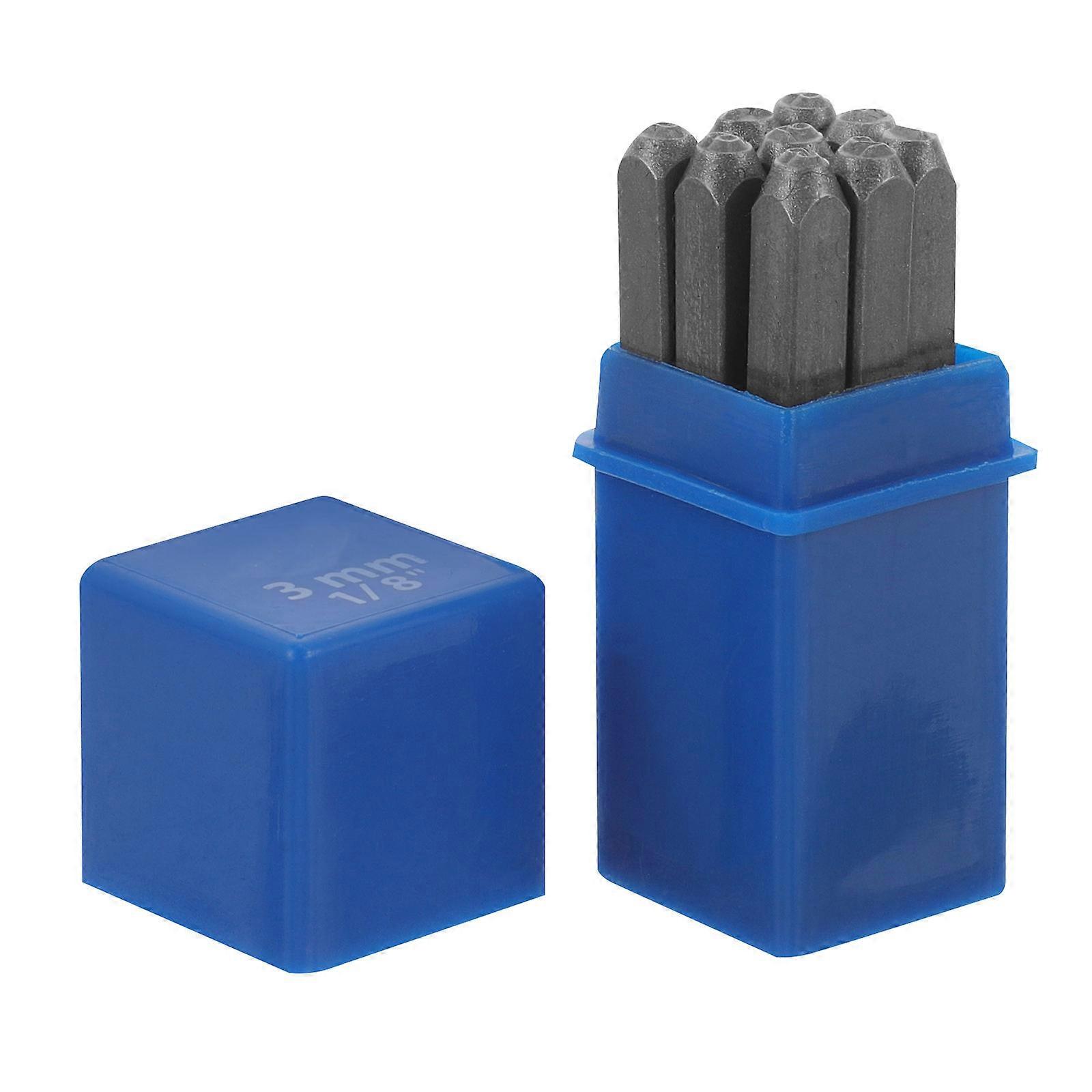 Alloy Stamping Tools Set for Metal Crafts Diy Projects Precisely Machined Assorted Color Marking 1 Set