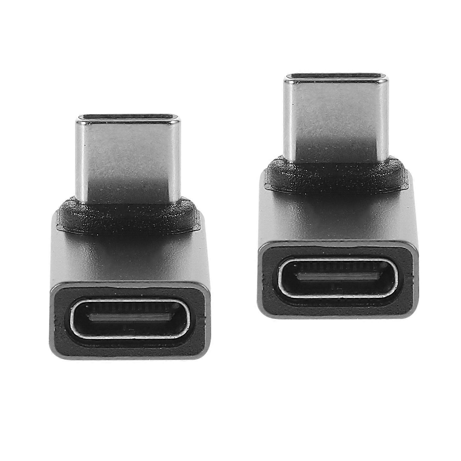 USB C 90 Degree Adapter High Definition Connector for Laptop 6Pcs