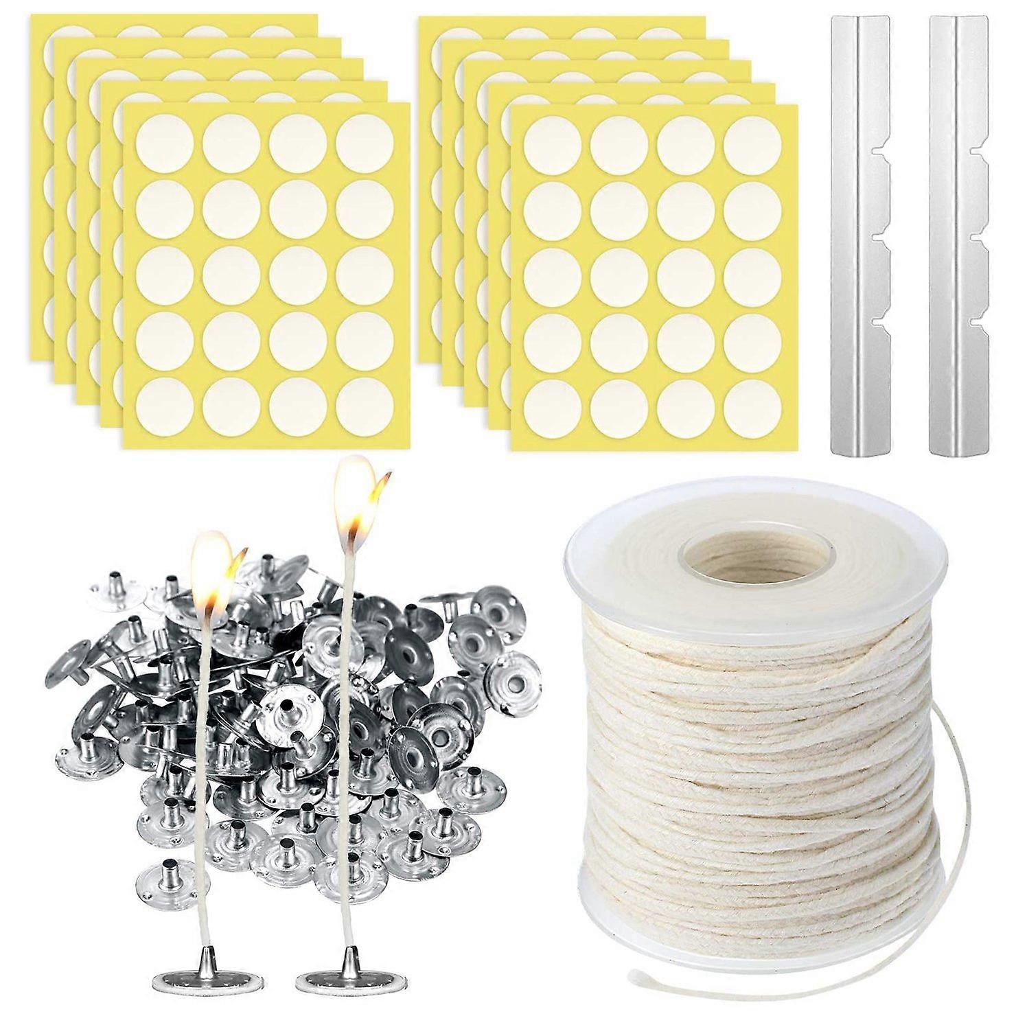 Wick,Wick Sustainer Tabs,Wick Stickers,Wicks Holder for Candle Making