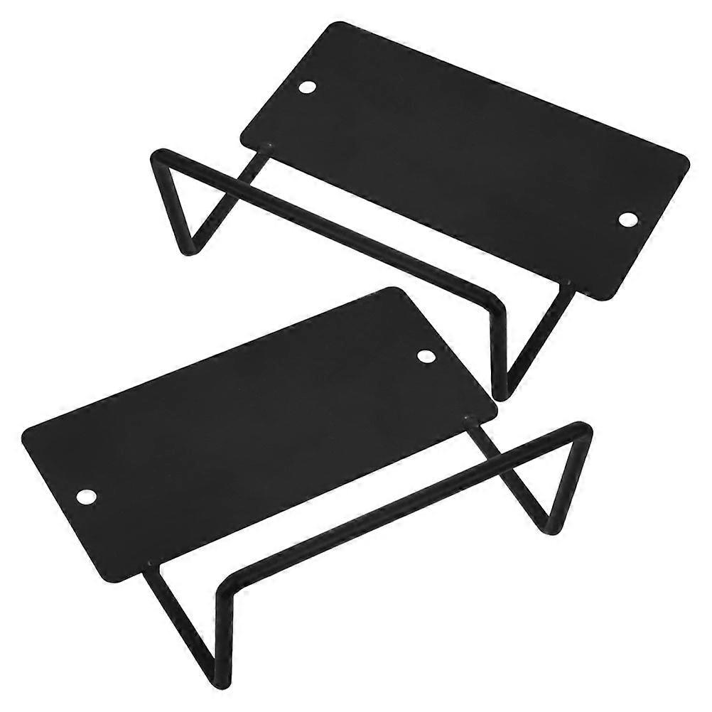 Mattress Retainer Bars with Anti Slip Function for Bed Frame 2Pcs Black