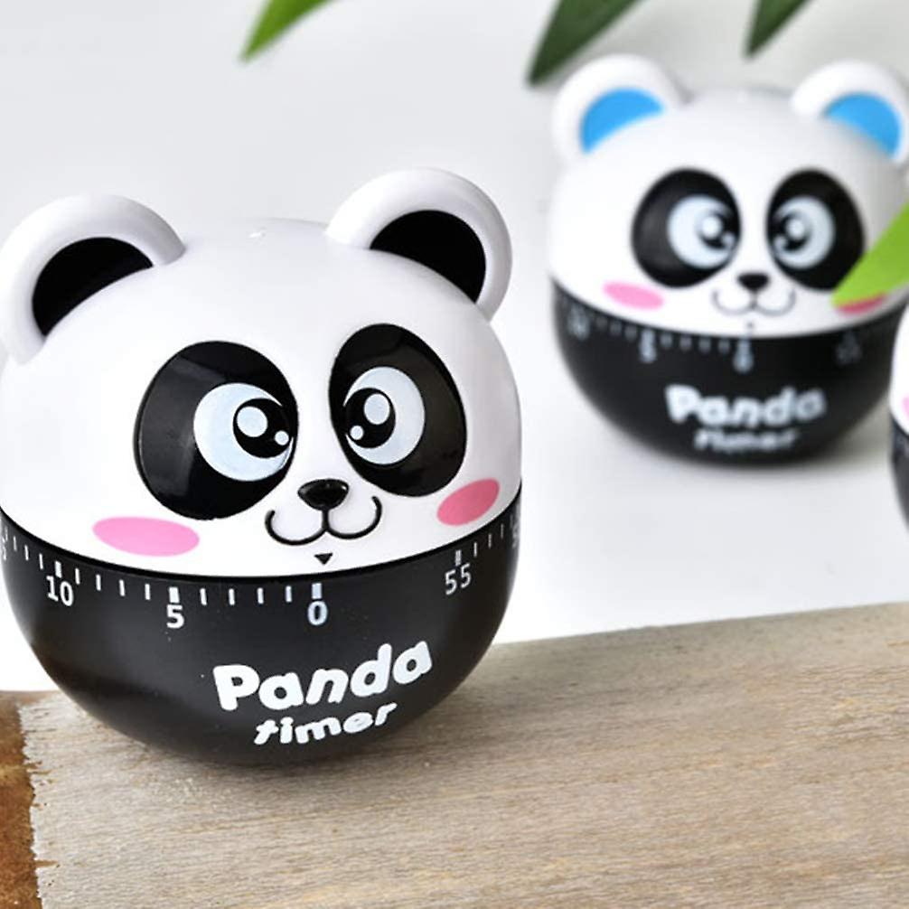 Kitchen Egg Timer Cute Classroom Timer Panda-shaped Mechanical Kitchen Baking Cooking Timer Reminder