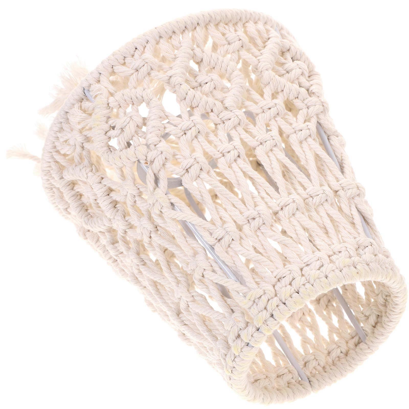 Bohemian Lamp Shade Table Lampshade Desk Lamp Cover for Home 2Pcs Beige