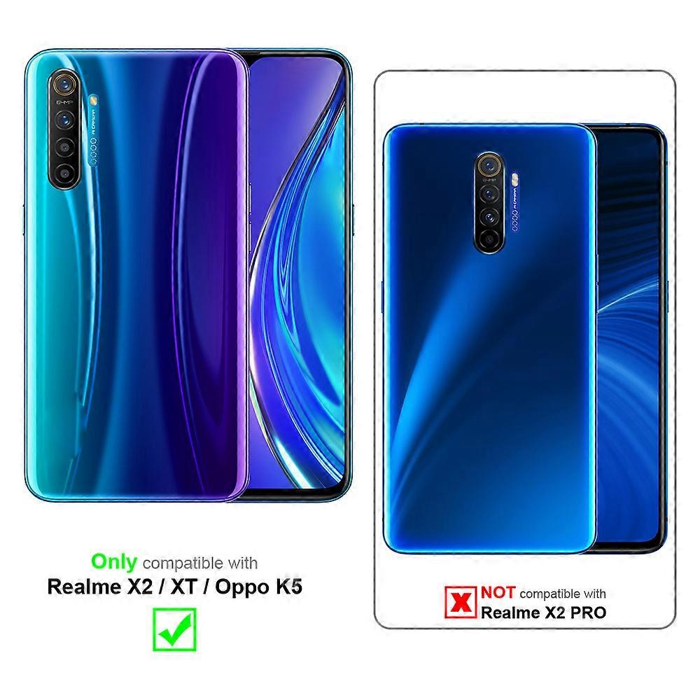 Realme X2 / XT / Oppo K5 Case - Protective Case with Card Slots and Stand Function