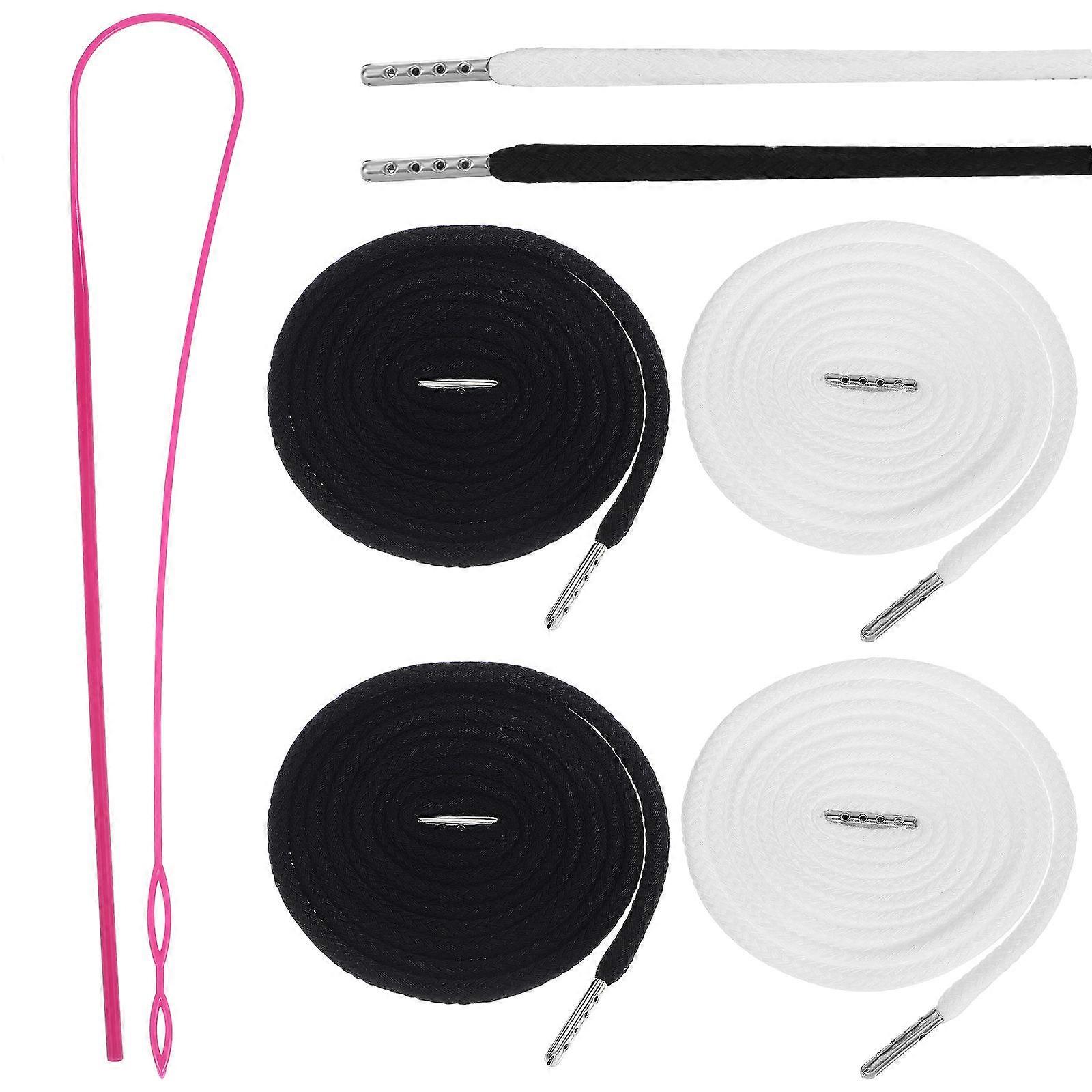 Drawstring Cord Replacement for Hoodie with Threader 4Pcs Assorted Color