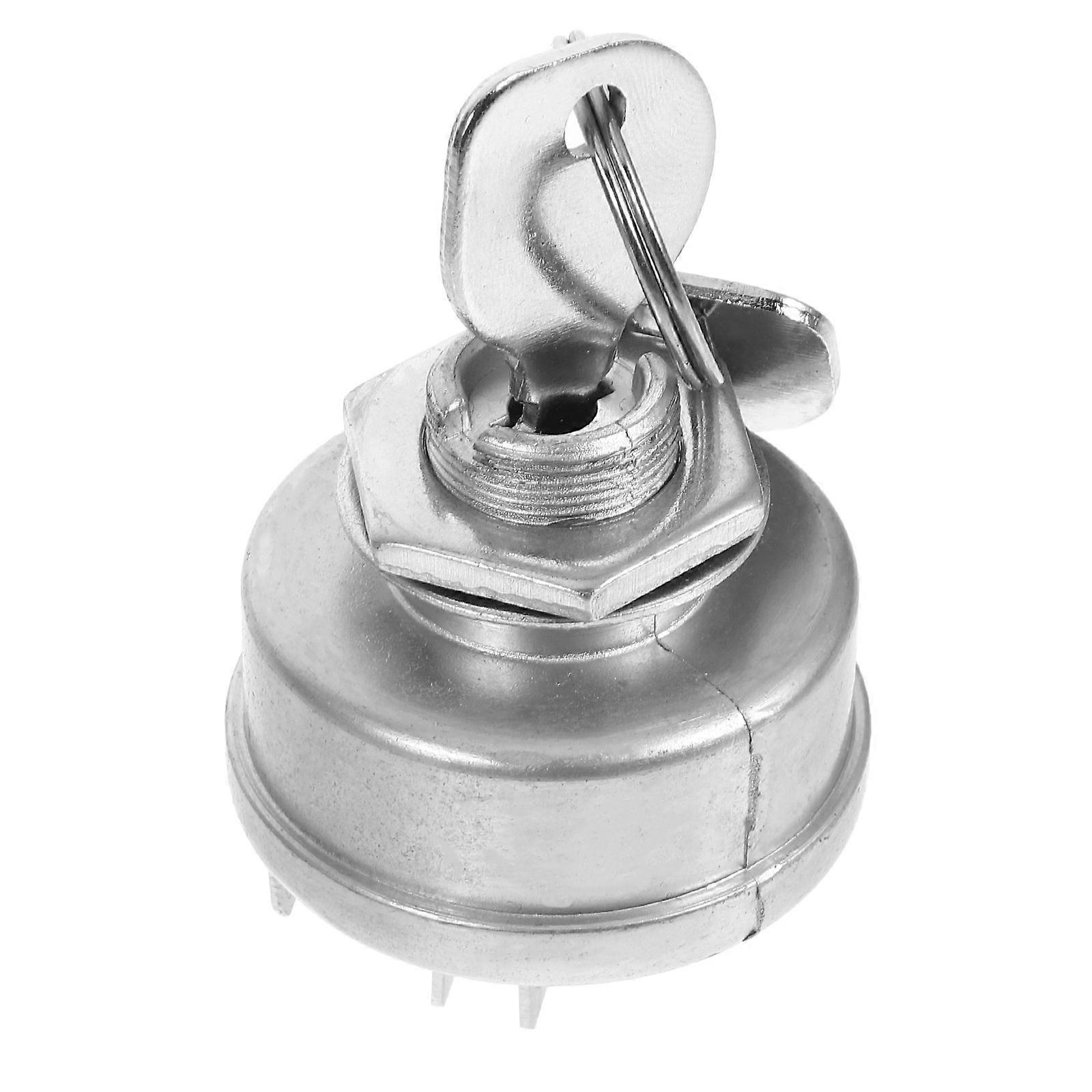 Durable Ignition Start Switch For Lawn Mowing Maintenance Workers Silver 1Pack