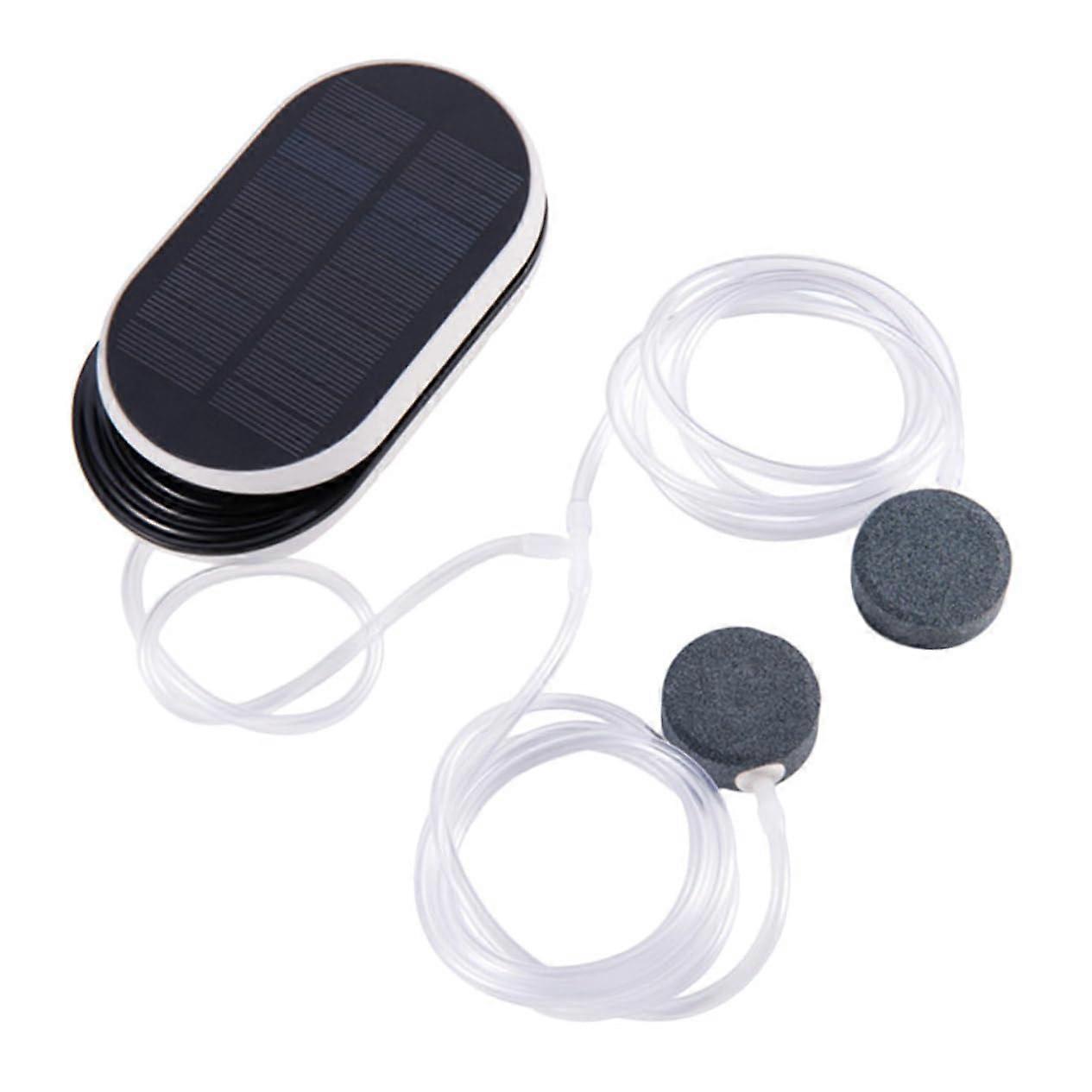 Solar Oxygen Aerator Portable Solar Powered Pool Pump Low Noise Oxygenation Tool For Water Gardens And Fish Tanks