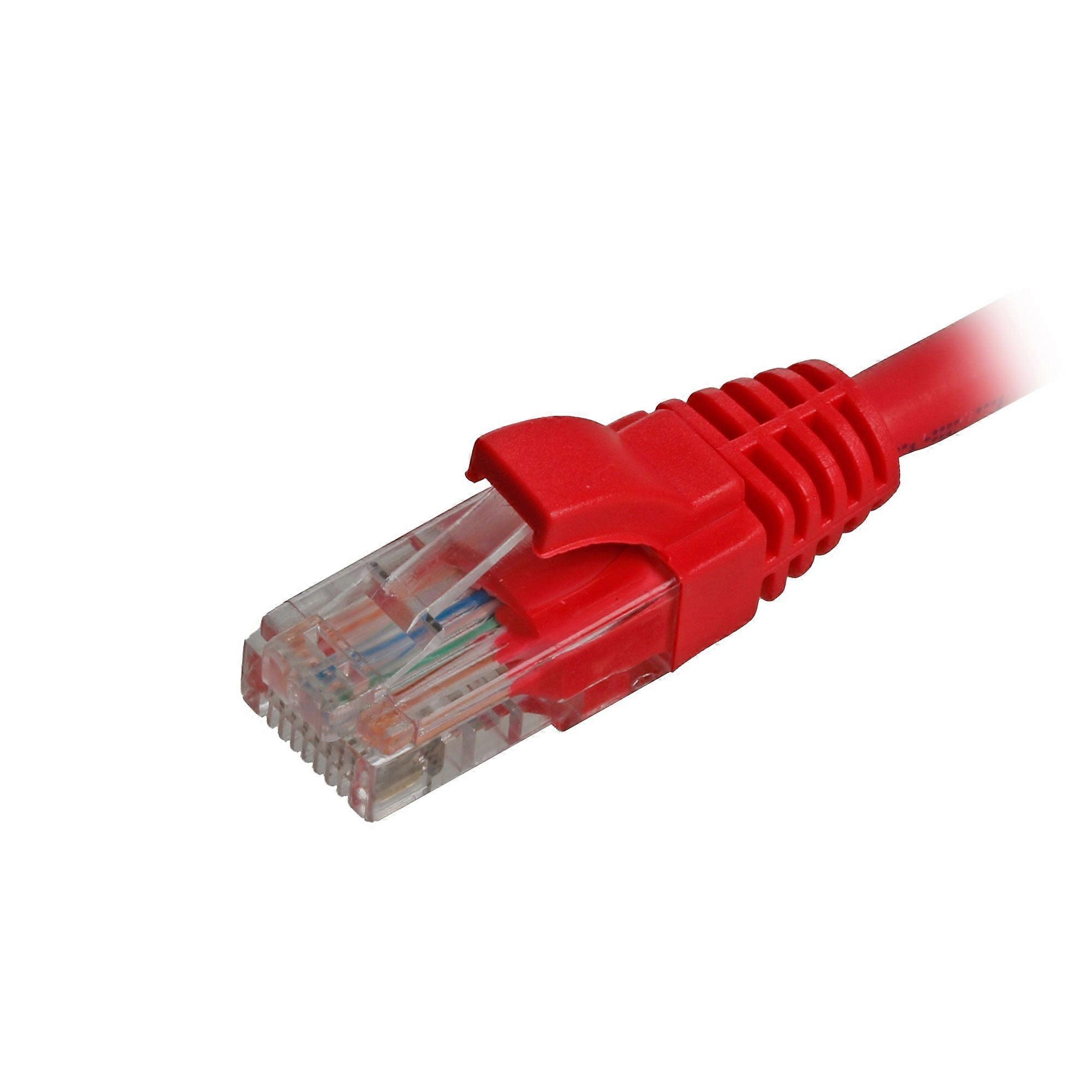 10M Czerwony Rj45 Cat5e Utp