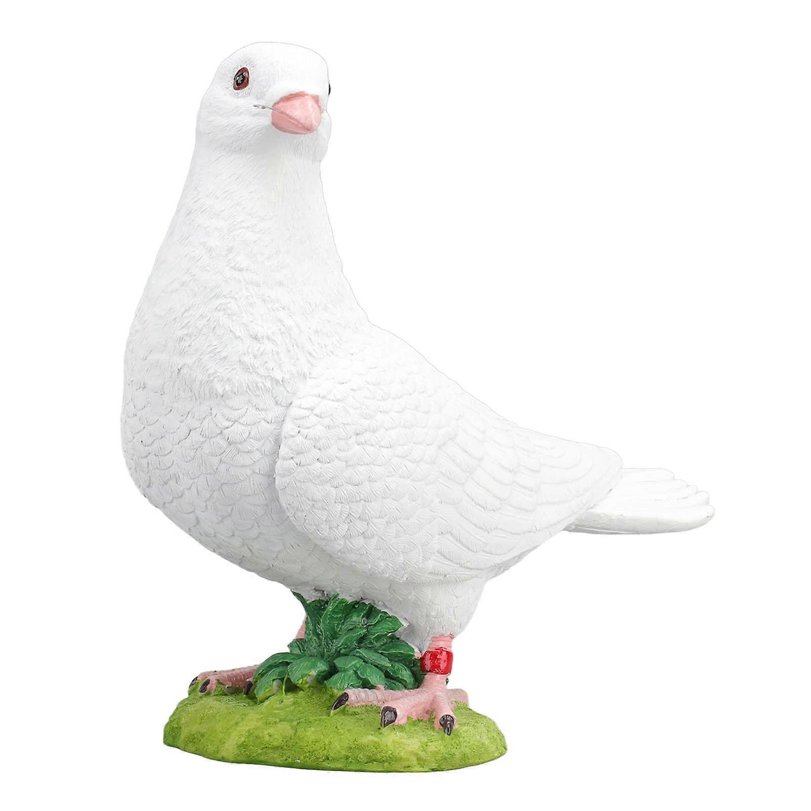 Artificial White Dove Decoration with Realistic Design for Garden and Wedding