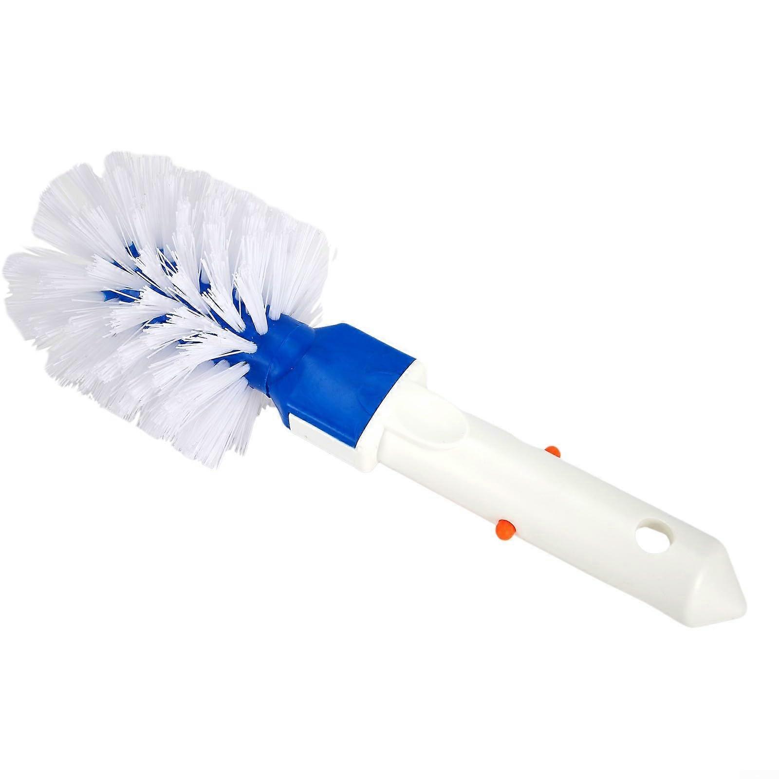 Pool Corner Brush with Stiff Bristles for Tight Spaces, Telescopic Pole Compatible, Durable Handle