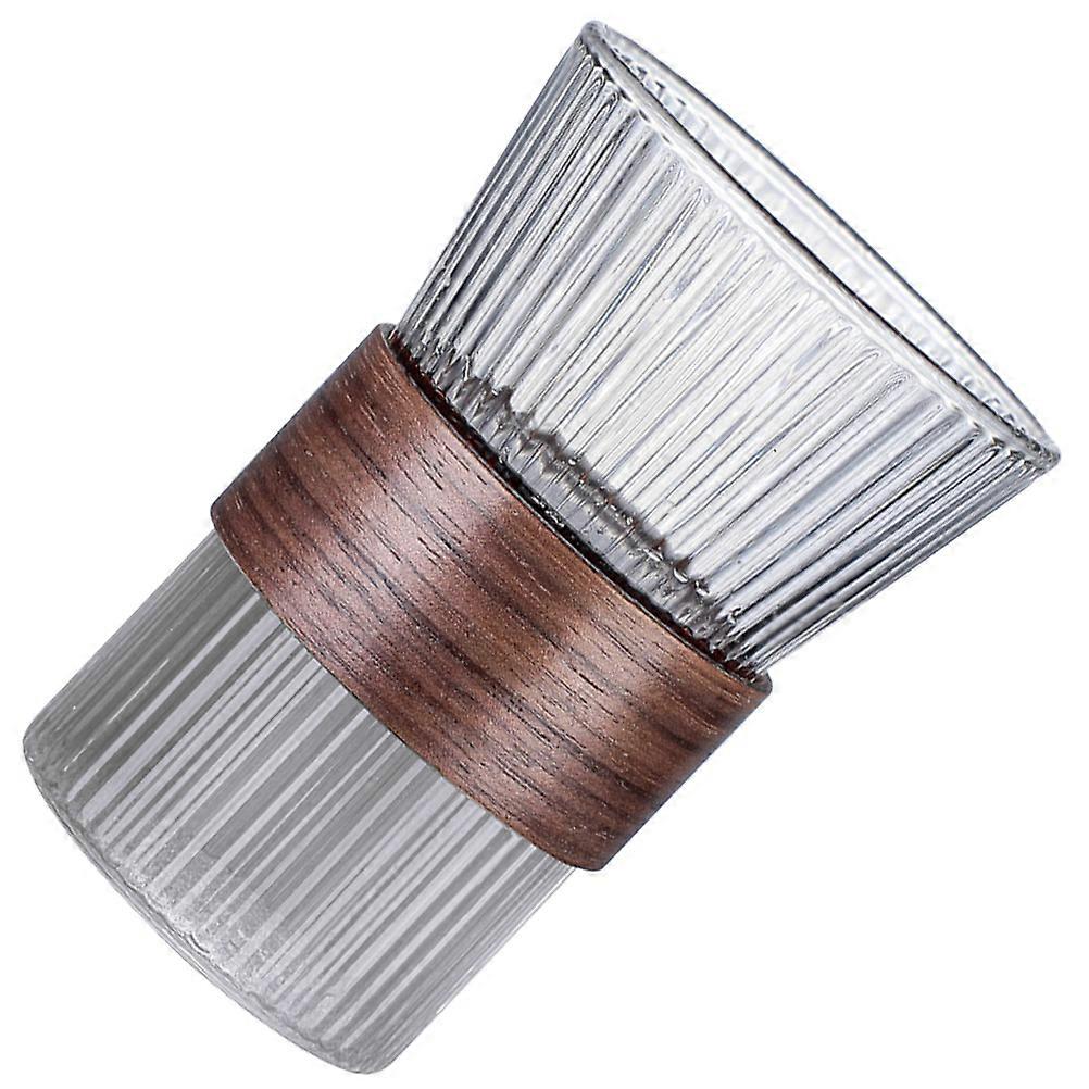 Glass Coffee Cup Home Office Drinking Transparent 400ML 1Pack