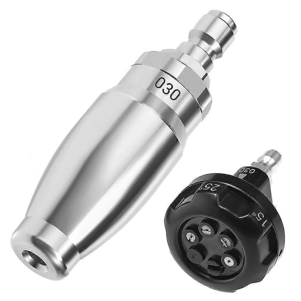 Pressure Washer Nozzle Set, 1/4 Inch Quick Connect Tips with Multiple Spray Patterns for Cleaning