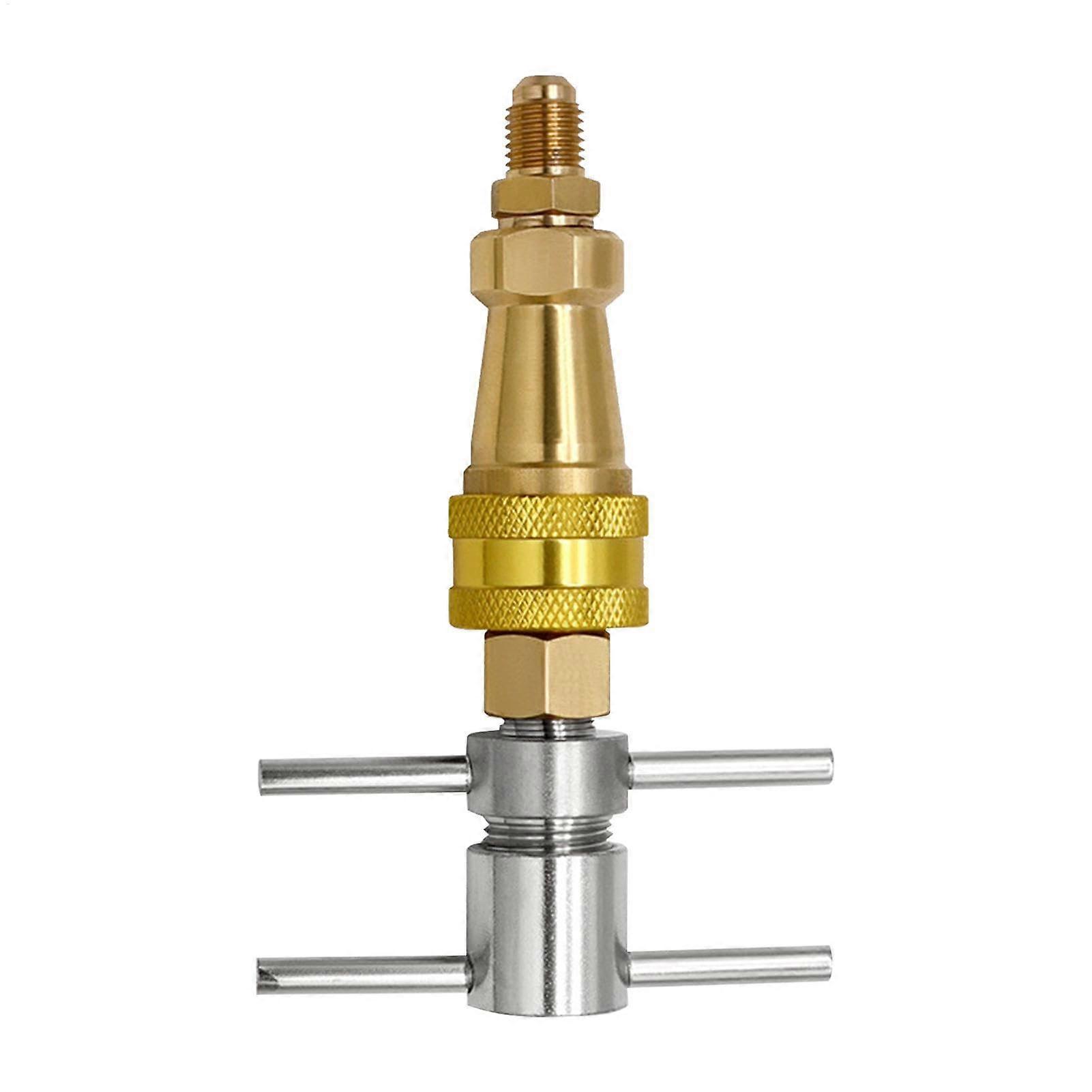 1/4 Inch Brass Refrigerator Quick Connector for Pressure Washer, Durable Wide Compatibility Adapter