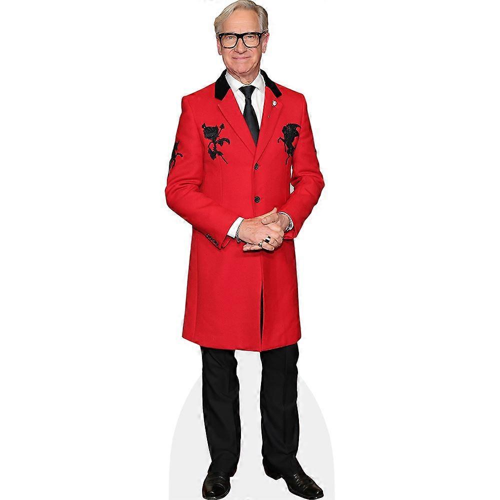 Paul Feig (Red Coat) Cardboard Cutout (lifesize OR mini size). Standee. Stand Up.