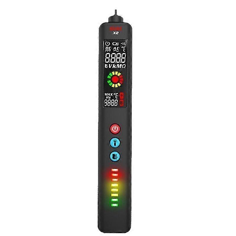 Digital Multimeter Pen Voltage Tester with LCD Display Backlight Temperature