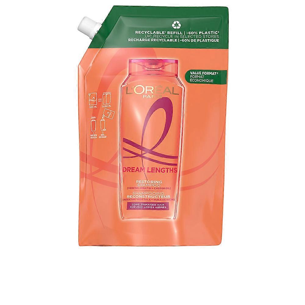 巴黎欧莱雅 Elvive Dream Long Reconstructive Shampoo Refill Eco Pack，500 毫升