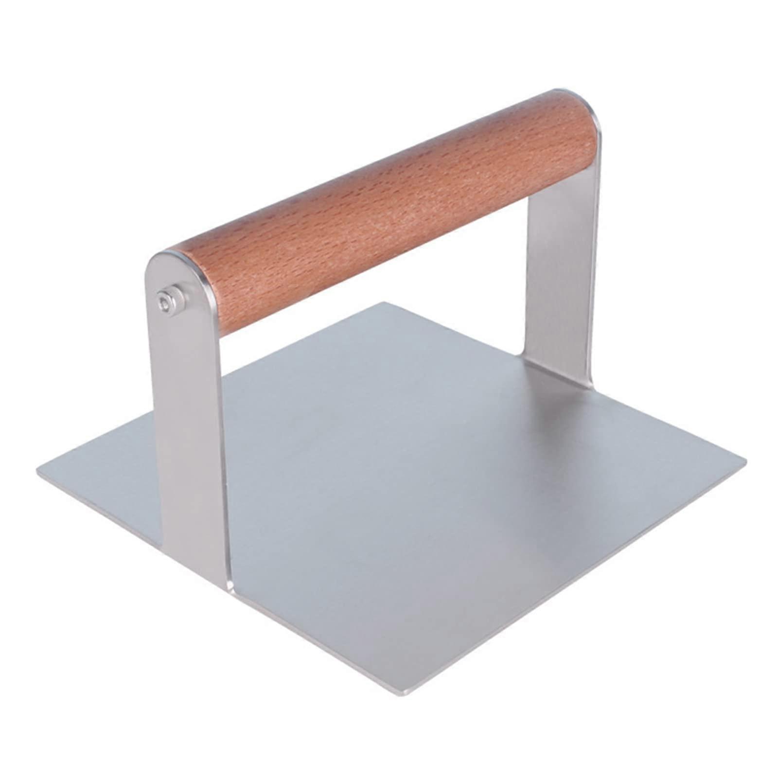 Stainless Steel Burger Press Smasher for Griddle, NonStick Hamburger Tool, Easy Clean, RustProof