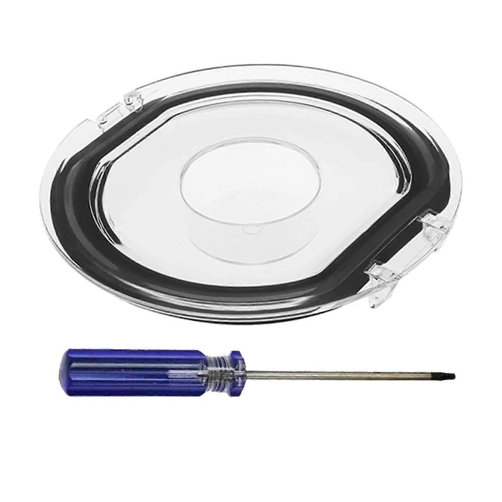 Dustbin Lid Replacement with Seal Ring for Dyson V7 V8, Easy Clean and Safe Lock Protection