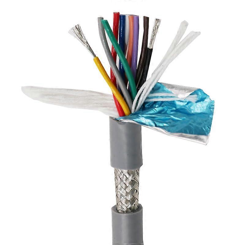 Shielded Copper Wire 30 Core 24AWG Heat Resistant Flame Retardant Double Shielding Electrical Cable