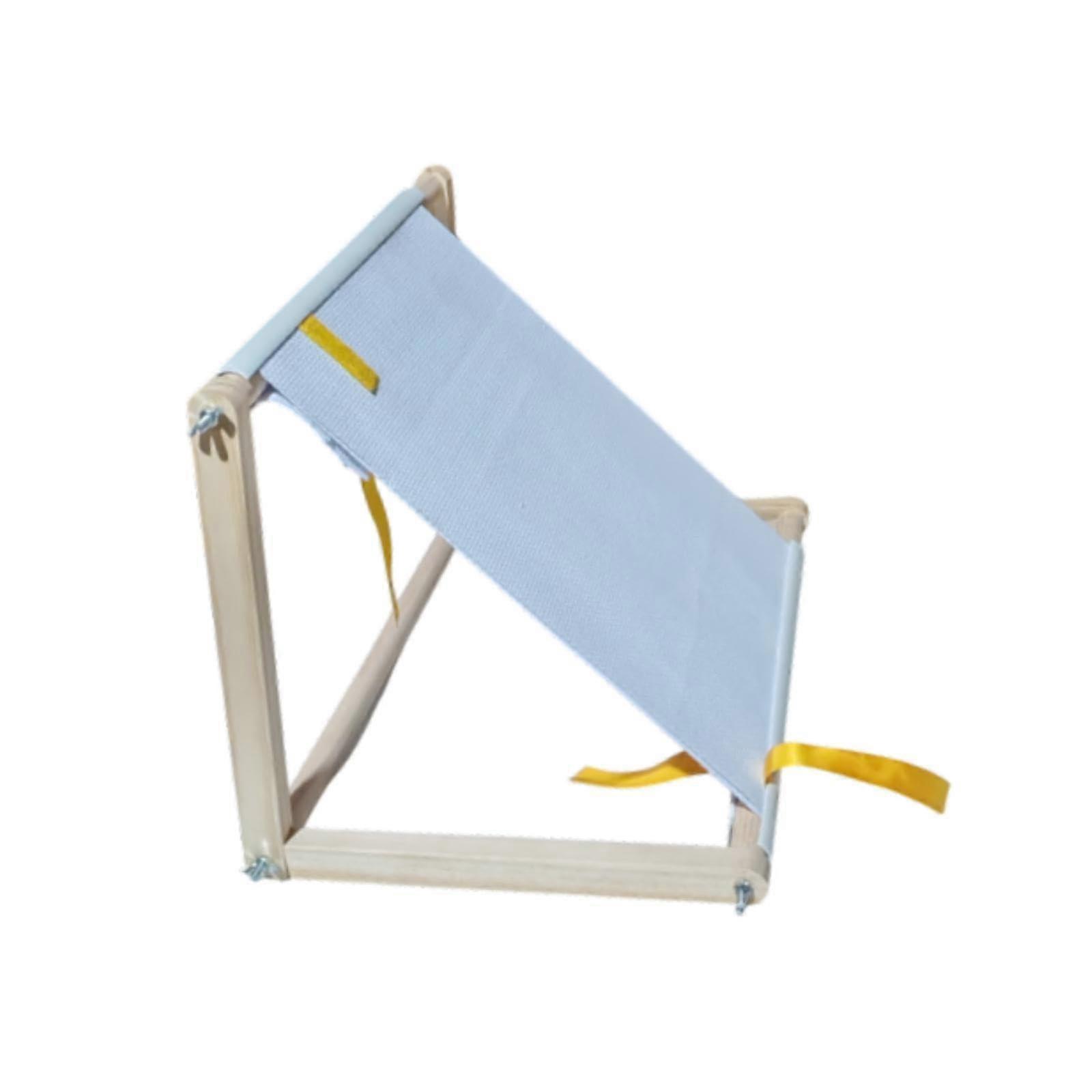 Wooden Embroidery Stand with Adjustable Cross Stitch Frame for Table or Sofa, Stable Design