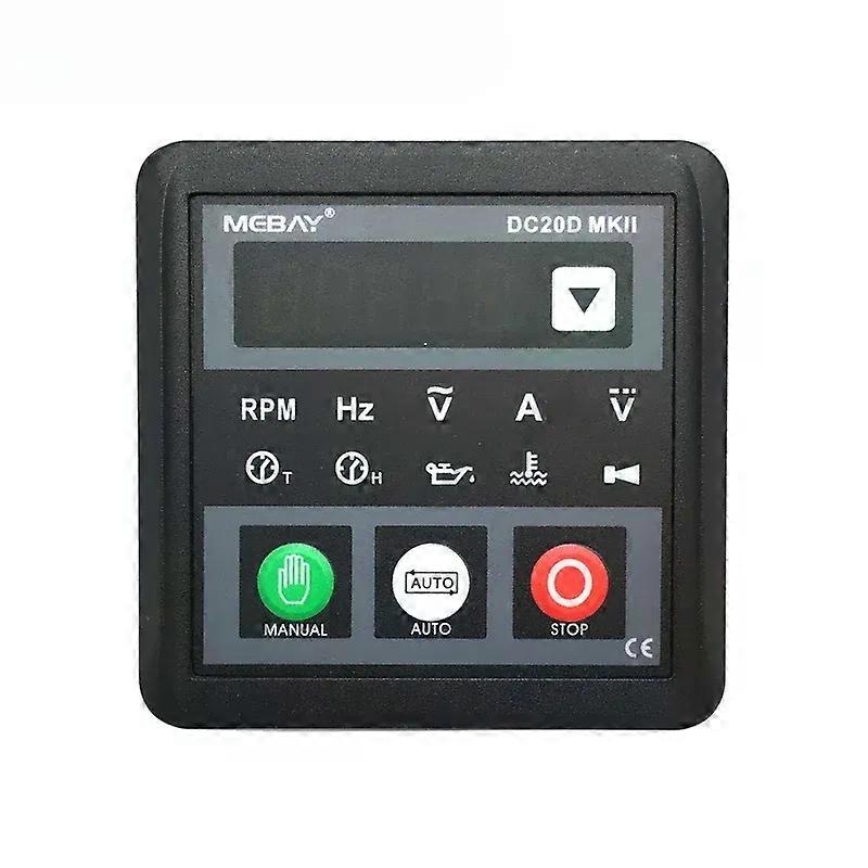 Mebay DC20D MKII Generator Control Module DC20D Small Diesel Genset Controller Panel USB Programmable PC Connection