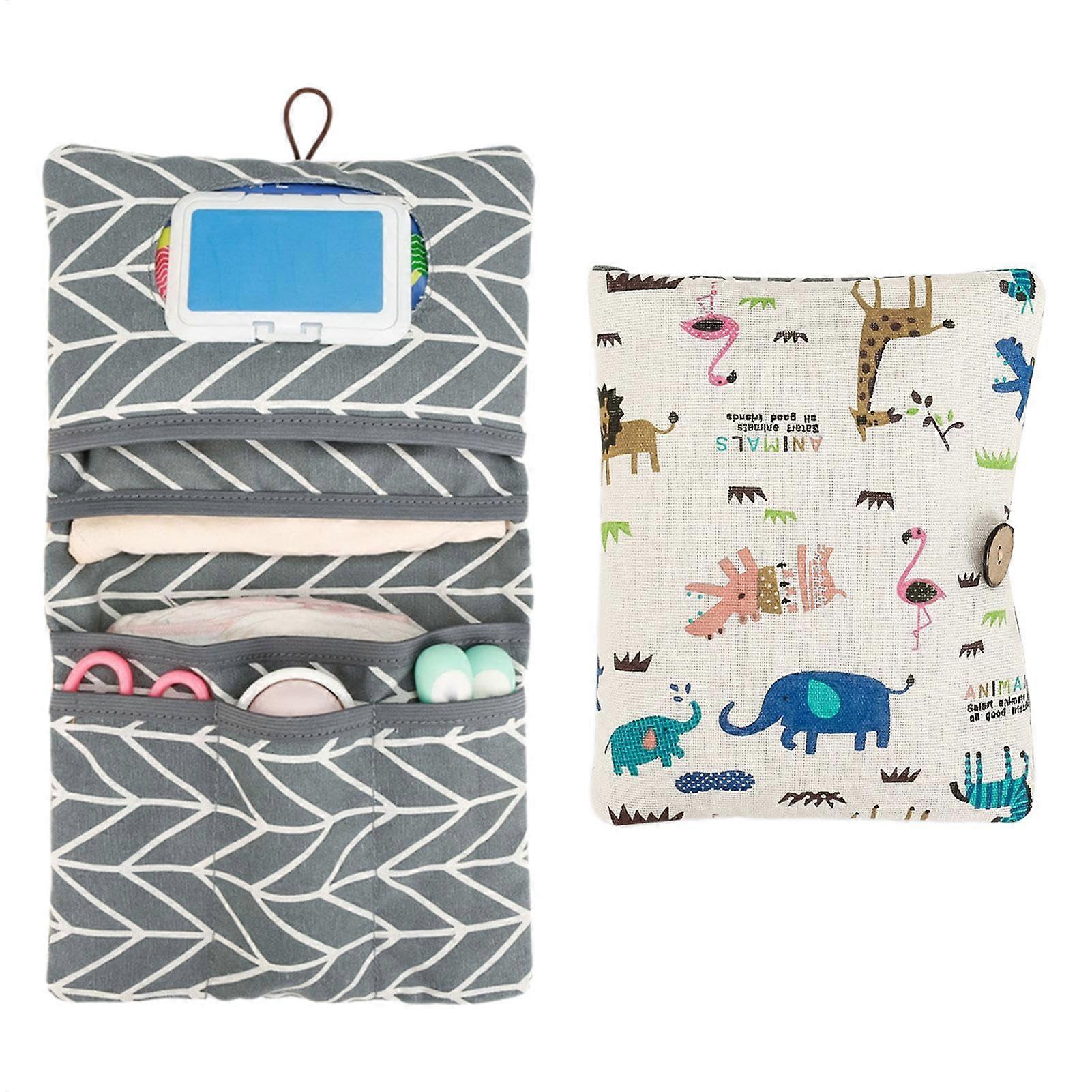 Large Capacity Diaper Bag Organizer with MultiPocket Design for Baby Travel Essentials