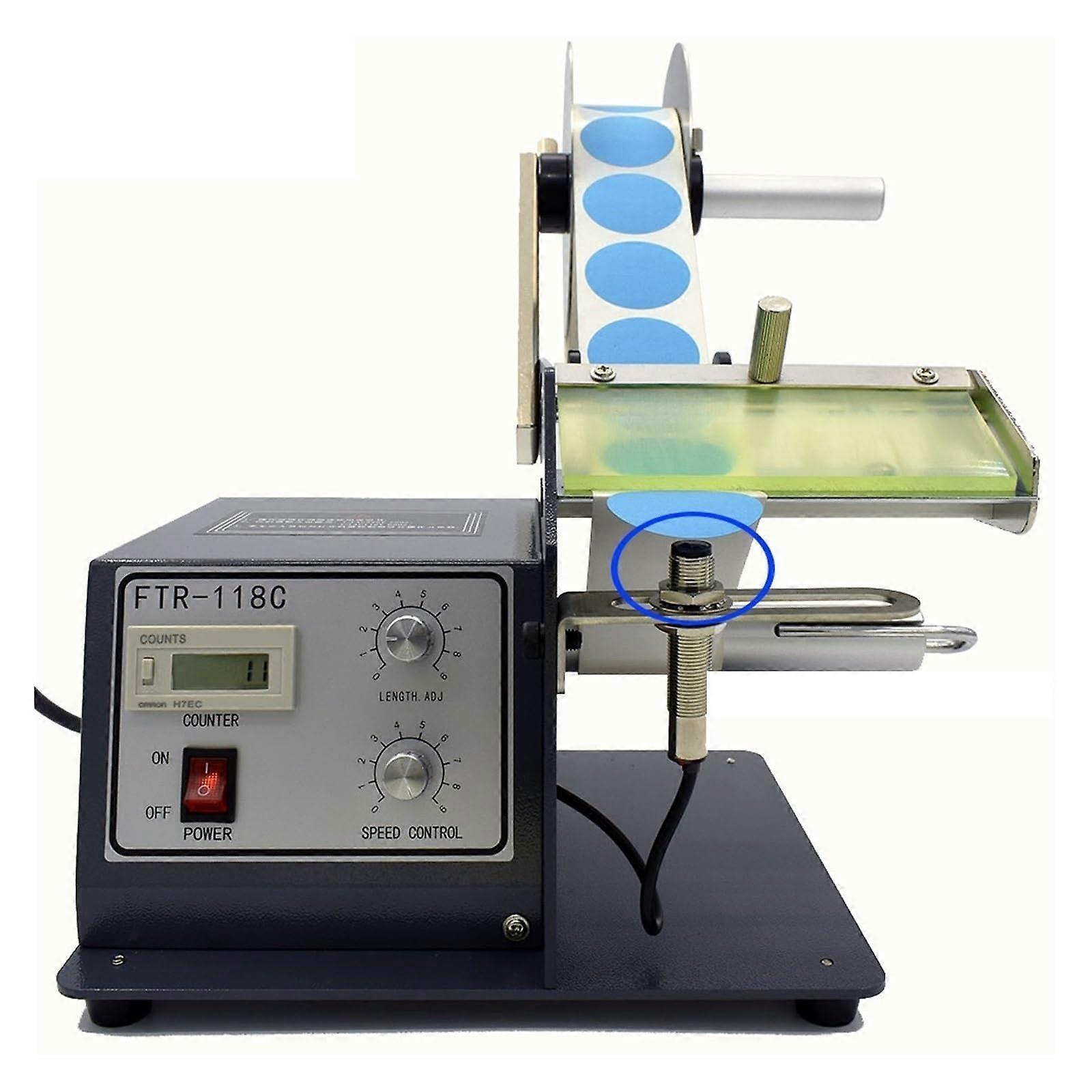 120mm Wide Automatic Label Dispenser with Counter for Speed Peeling and Packaging