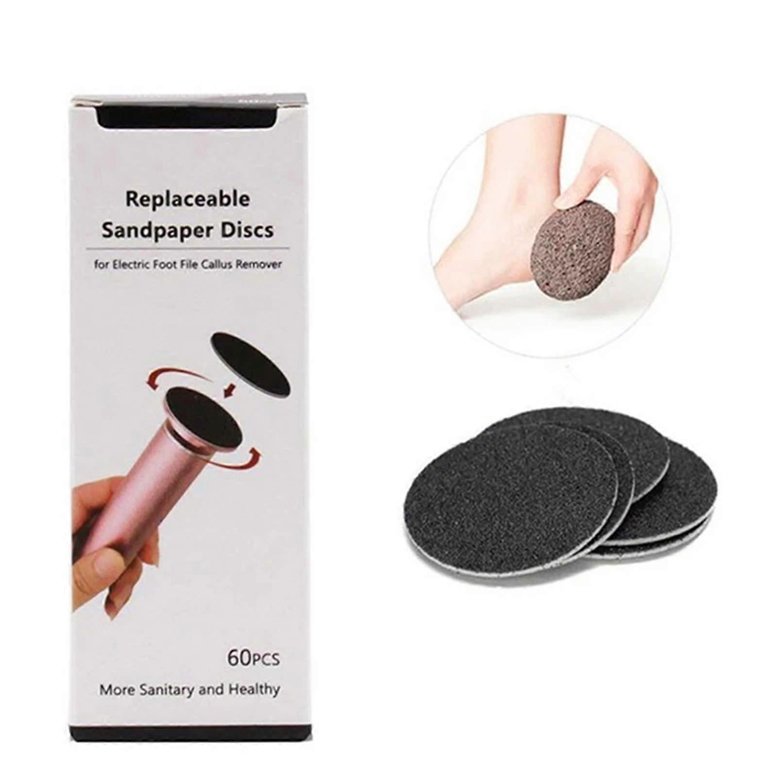Electric Foot File Replacement Discs 43mm MultiGrit Sanding Pads for Quick Callus Removal