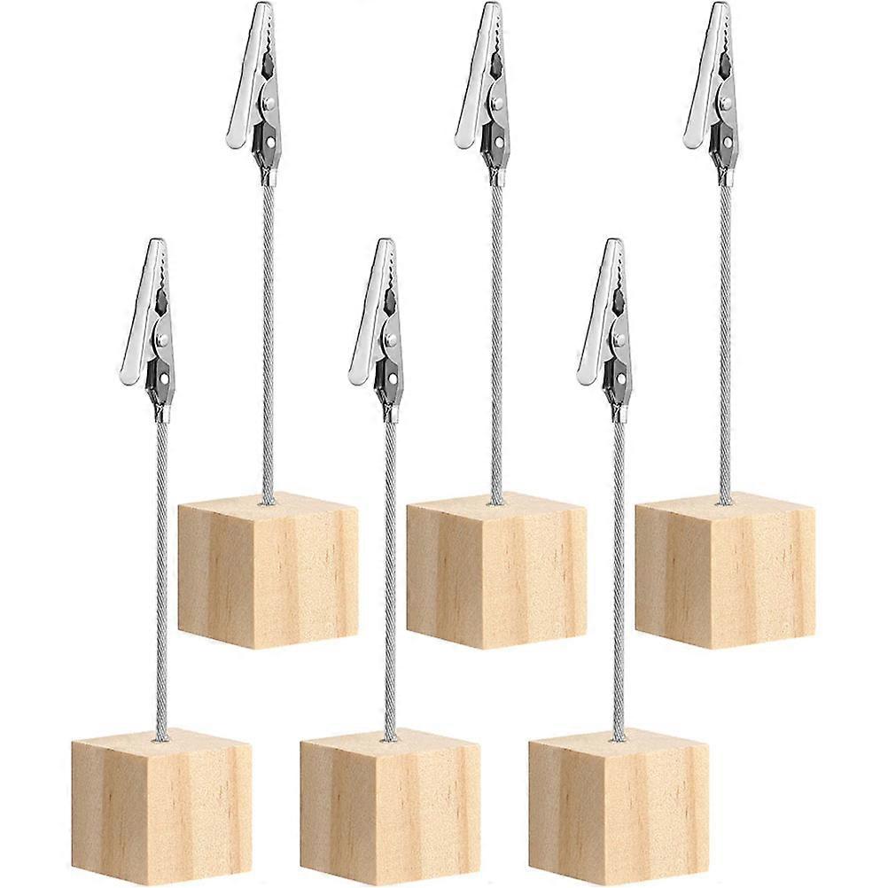 Multi-Function Picture Holder Desktop Card Clip with 6Pcs Memo Holders