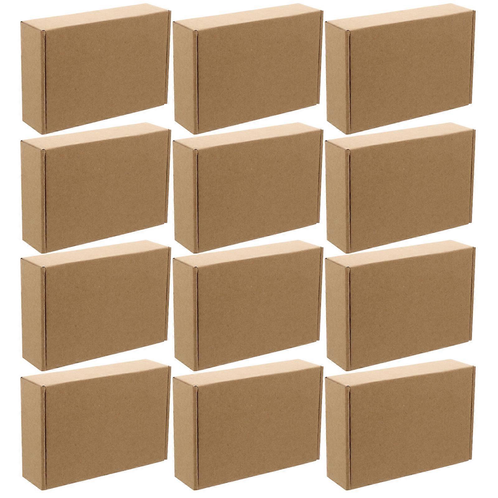 Packing Boxes Corrugated Board Moving Storage Boxes Shockproof For Small Supplies 50Pcs