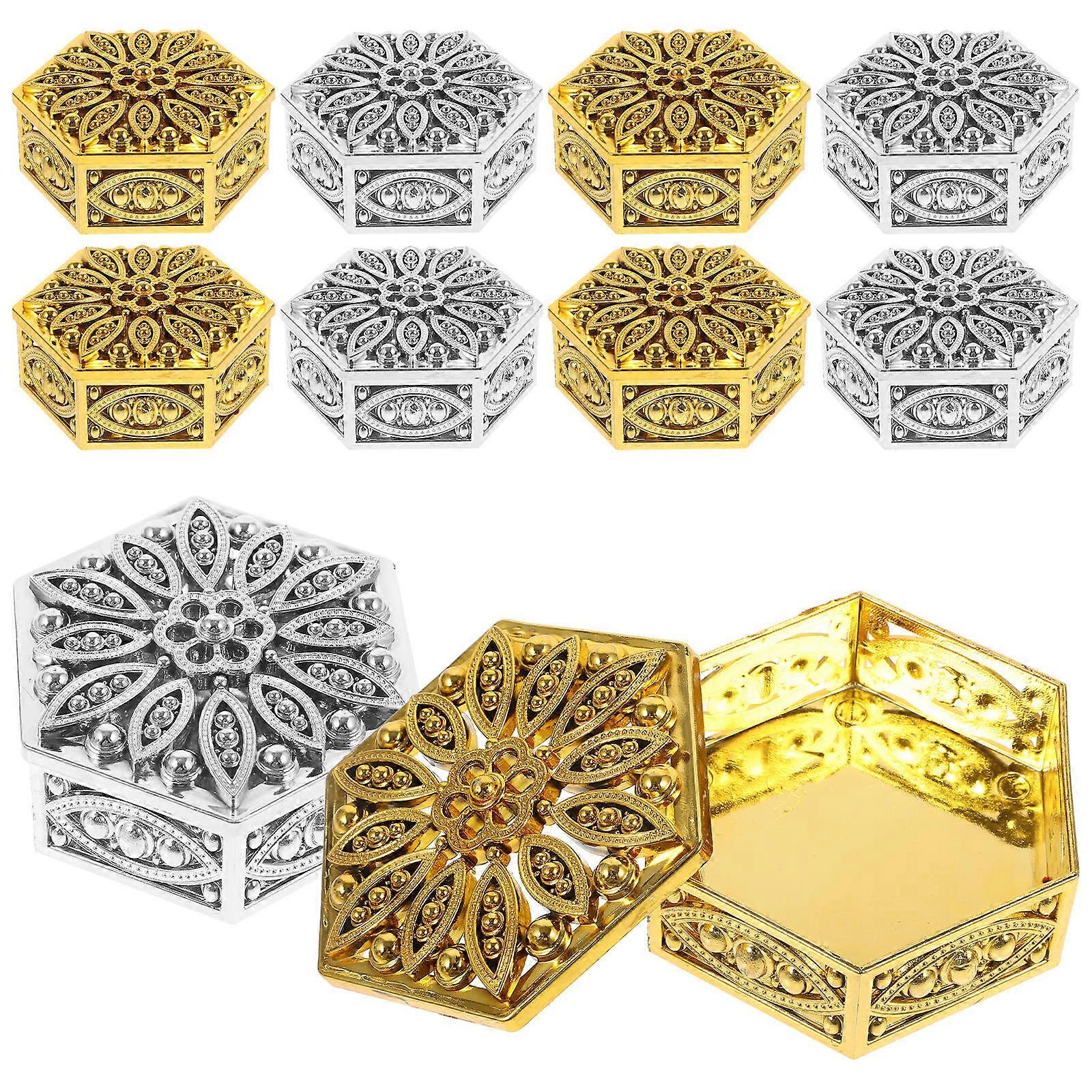 Assorted Color Candy Gift Box for 24Pcs Wedding Favor Plastic Boxes