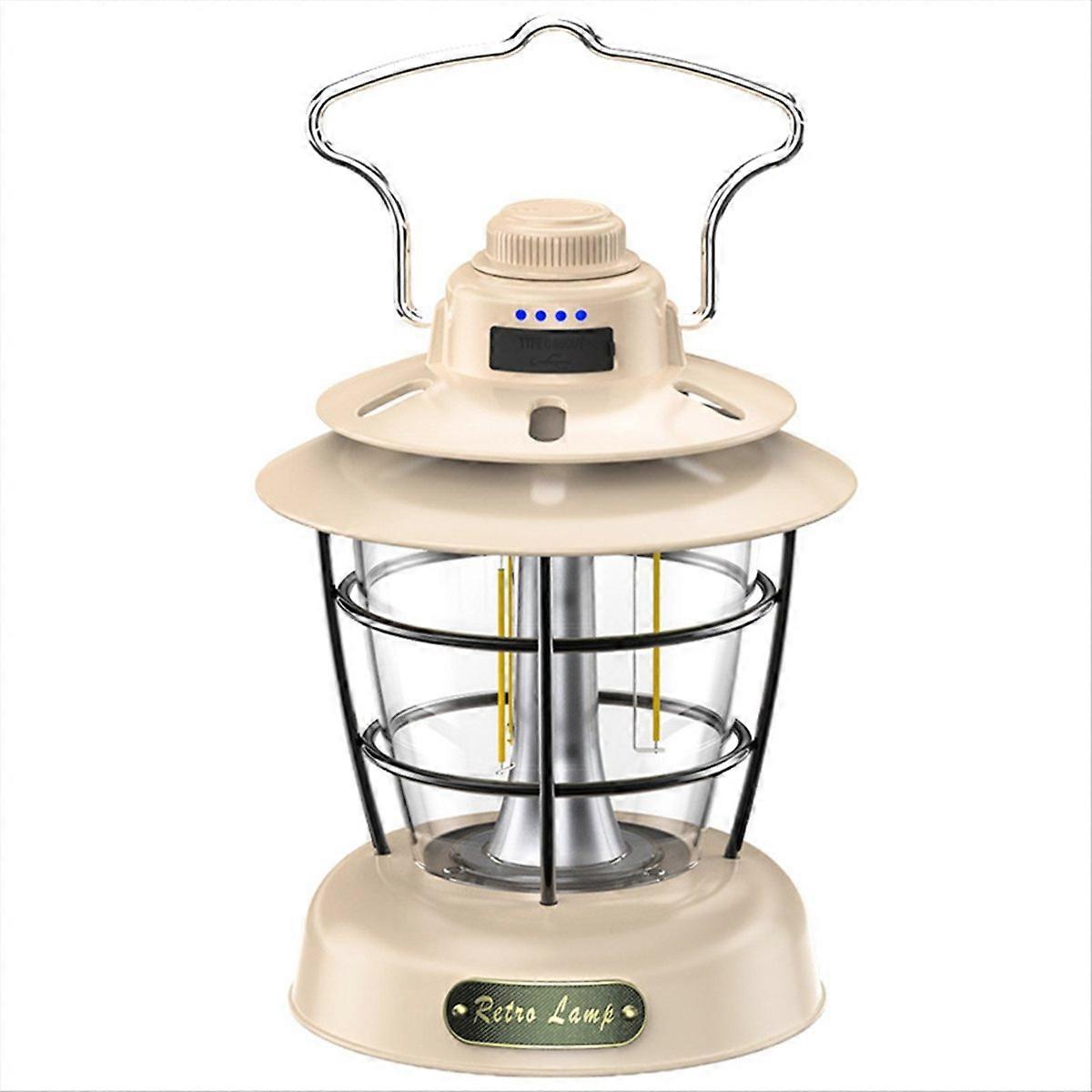 Retro Lantern Utendørs Multifunksjons Campingtelt Lys B