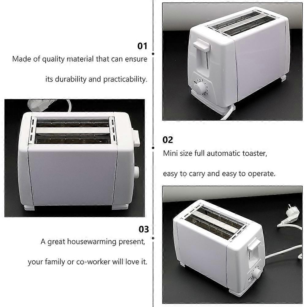 Home Bread Machine Fully Automatic Toaster for Baking 1Pcs White