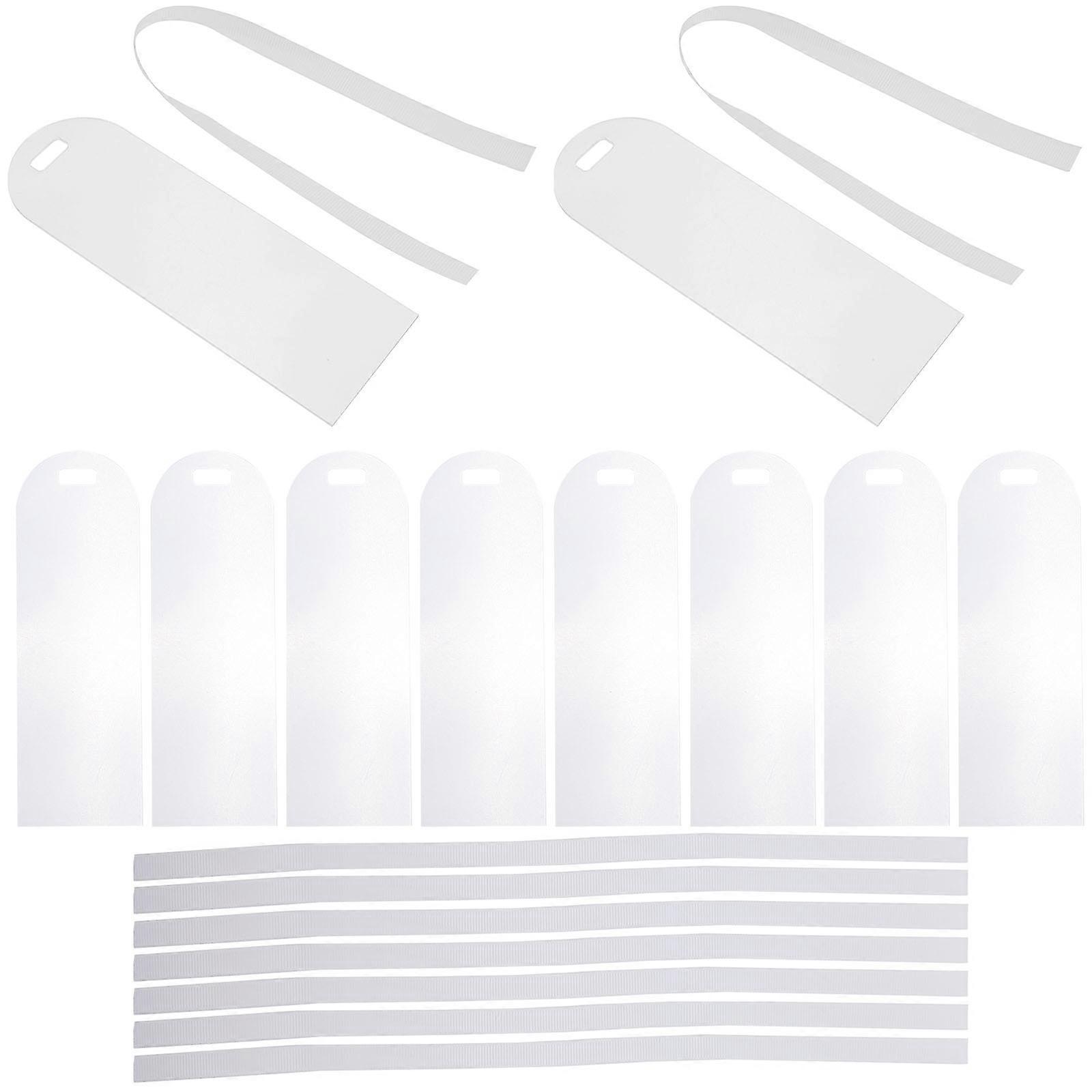 Ribbon Designed Acrylic Bookmark for Reading 10Pcs Set