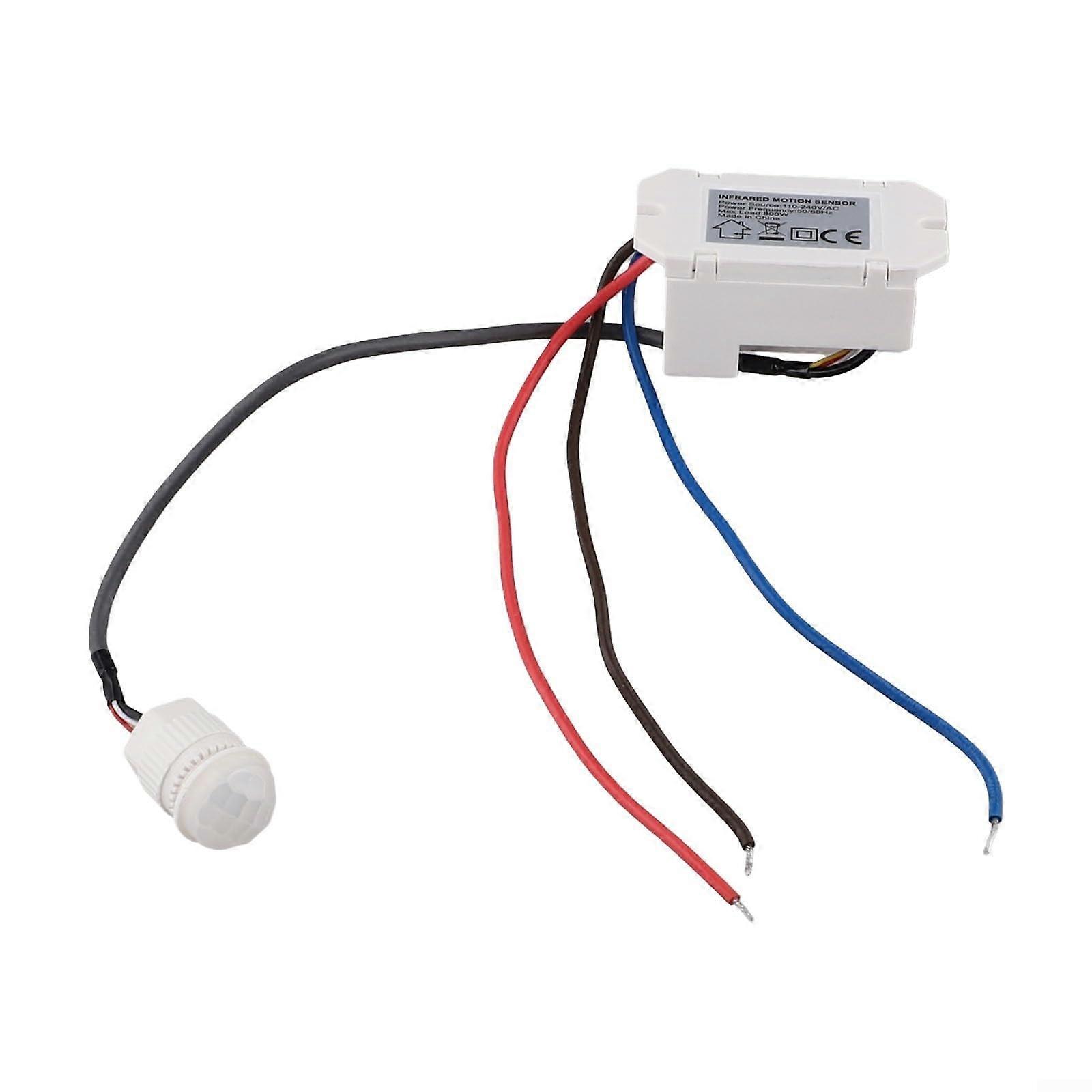 PIR Motion Sensor Light Switch 360° Ceiling Mount with Adjustable Sensitivity Timer for Home Lighting