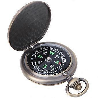 Outdoor Portable Navigation Compass Zinc Alloy Flip-open Pocket Watch Compass Outdoor Camping Hiking Watch Compass
