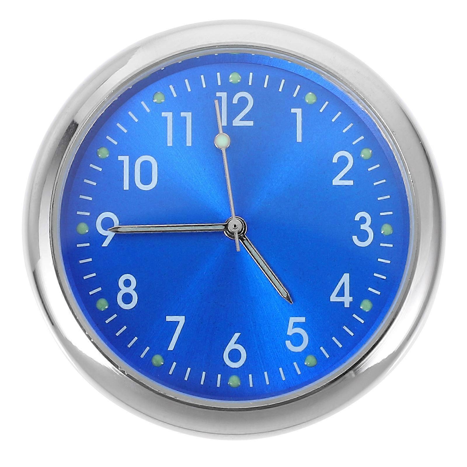 1pc Practical Car Clock Dashboard Luminous Clock Adhesive Vehicle-mounted Clock